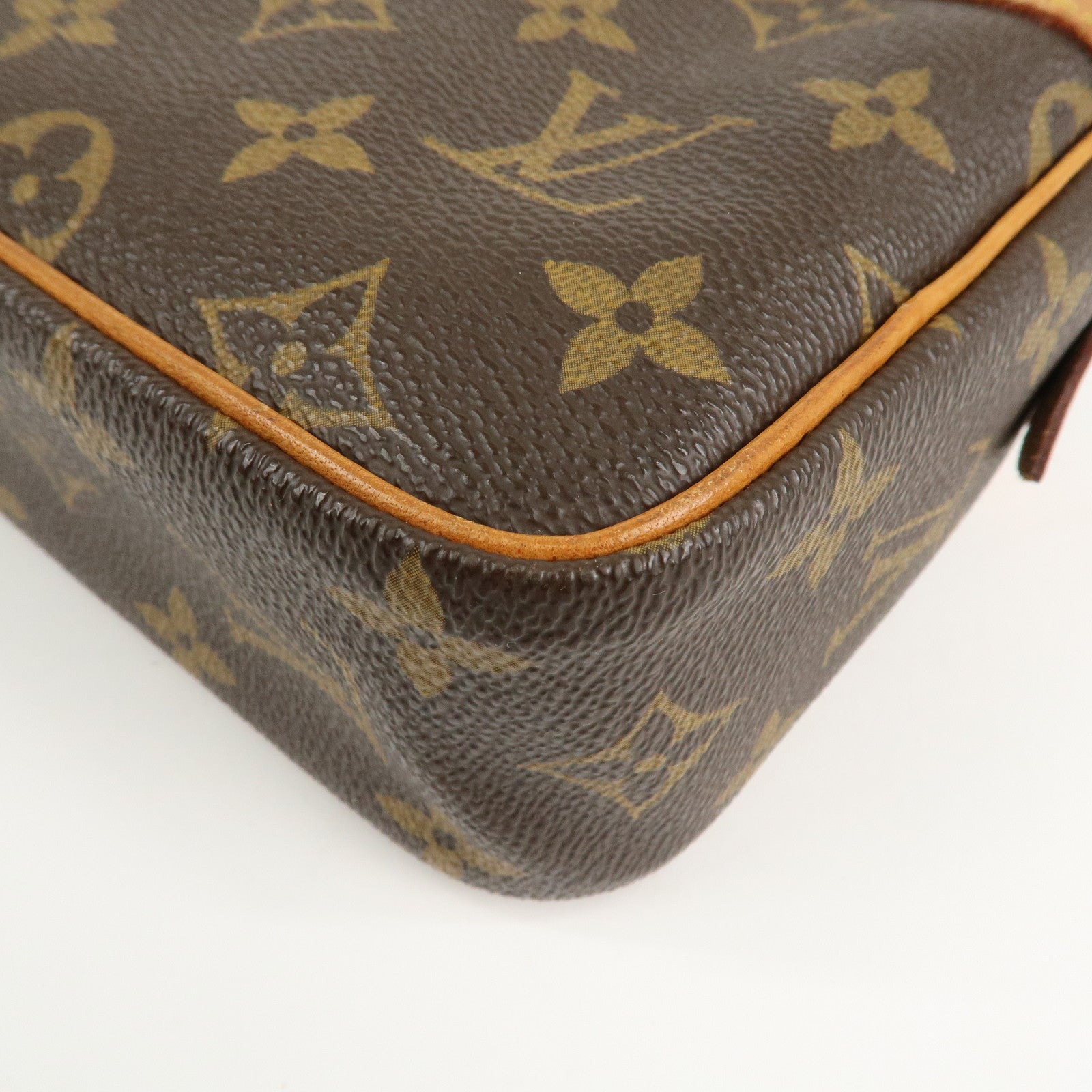 Louis Vuitton Monogram Compiegne 28 Pouch Clutch Bag Brown M51845