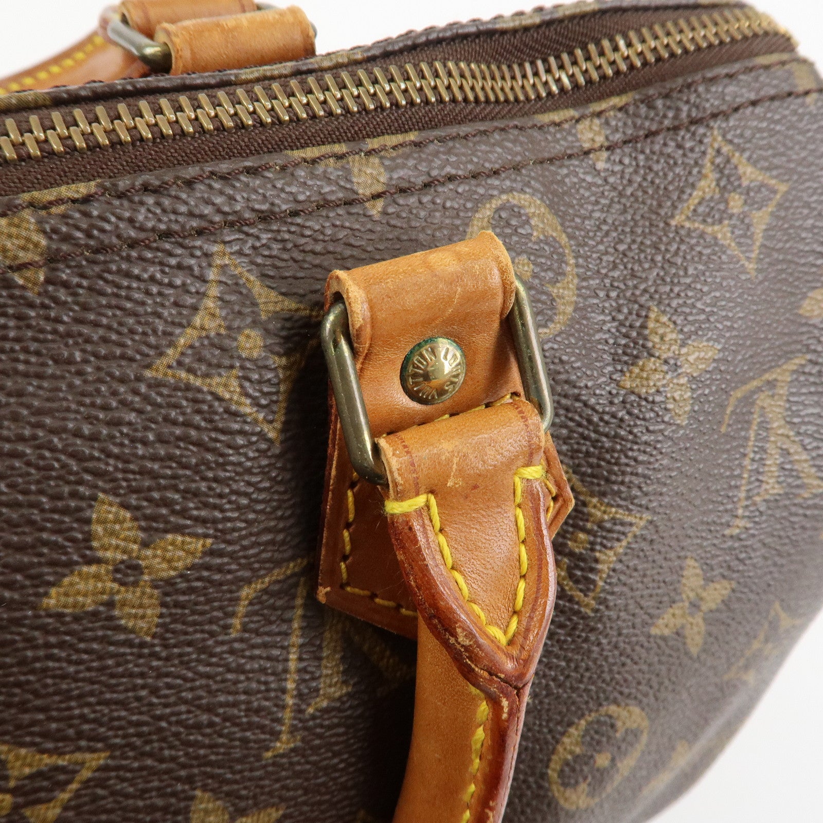 Louis Vuitton Monogram Speedy 30 Hand Bag Boston Bag M41526 Used
