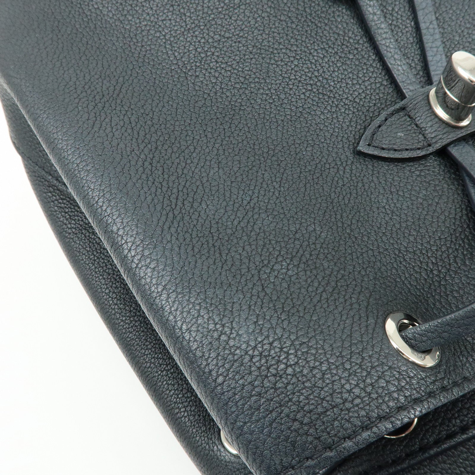 Louis Vuitton Lockme Leather Backpack Rucksack Noir Black M41815