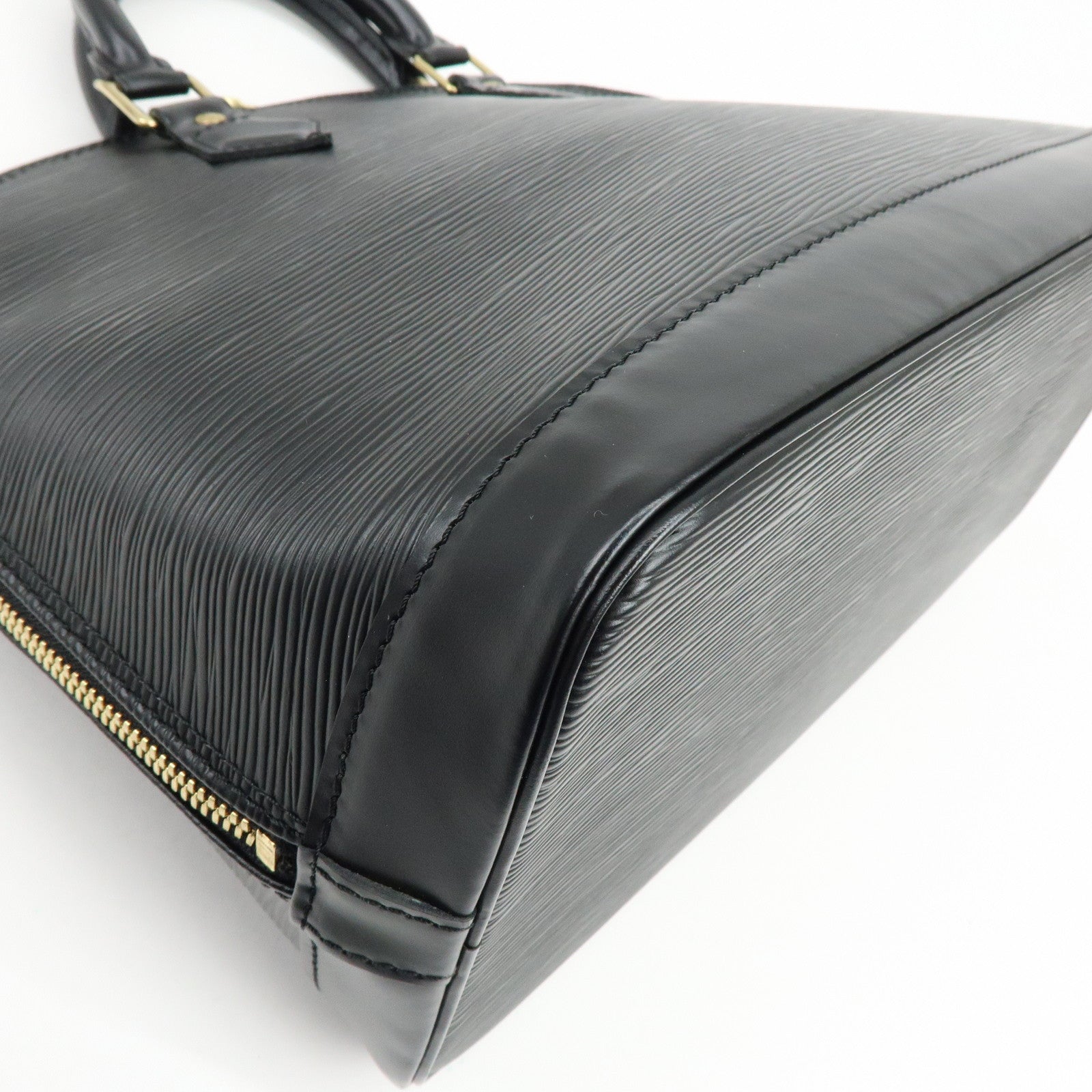 Louis Vuitton Epi Alma Hand Bag Noir Black M52142