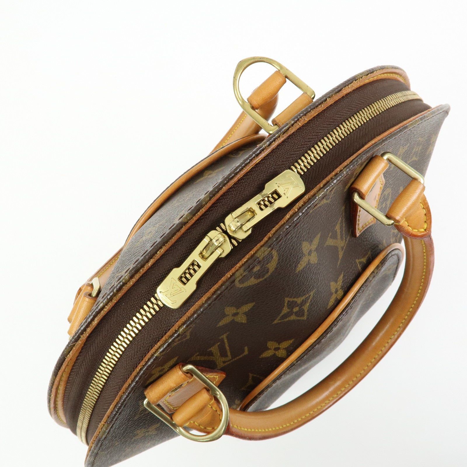 Louis Vuitton Monogram Ellipse PM Hand Bag Brown M51127