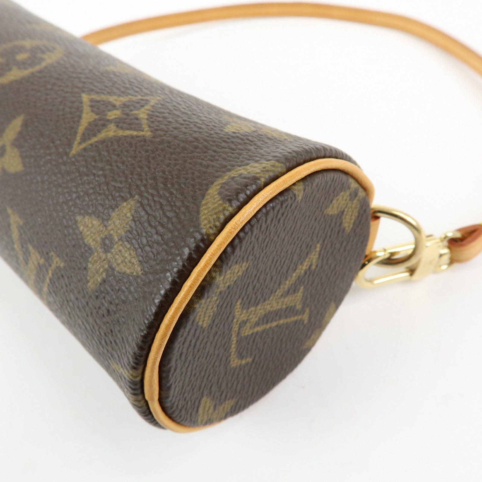 Louis Vuitton Monogram Mini Pouch for Papillon Bag Brown