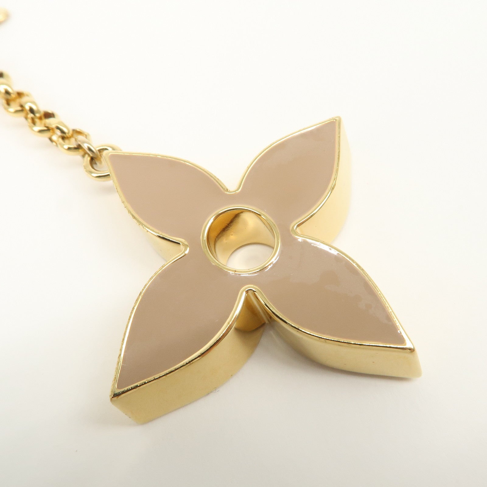 Louis Vuitton Fleur de Monogram Key Chain Bag Charm M67119