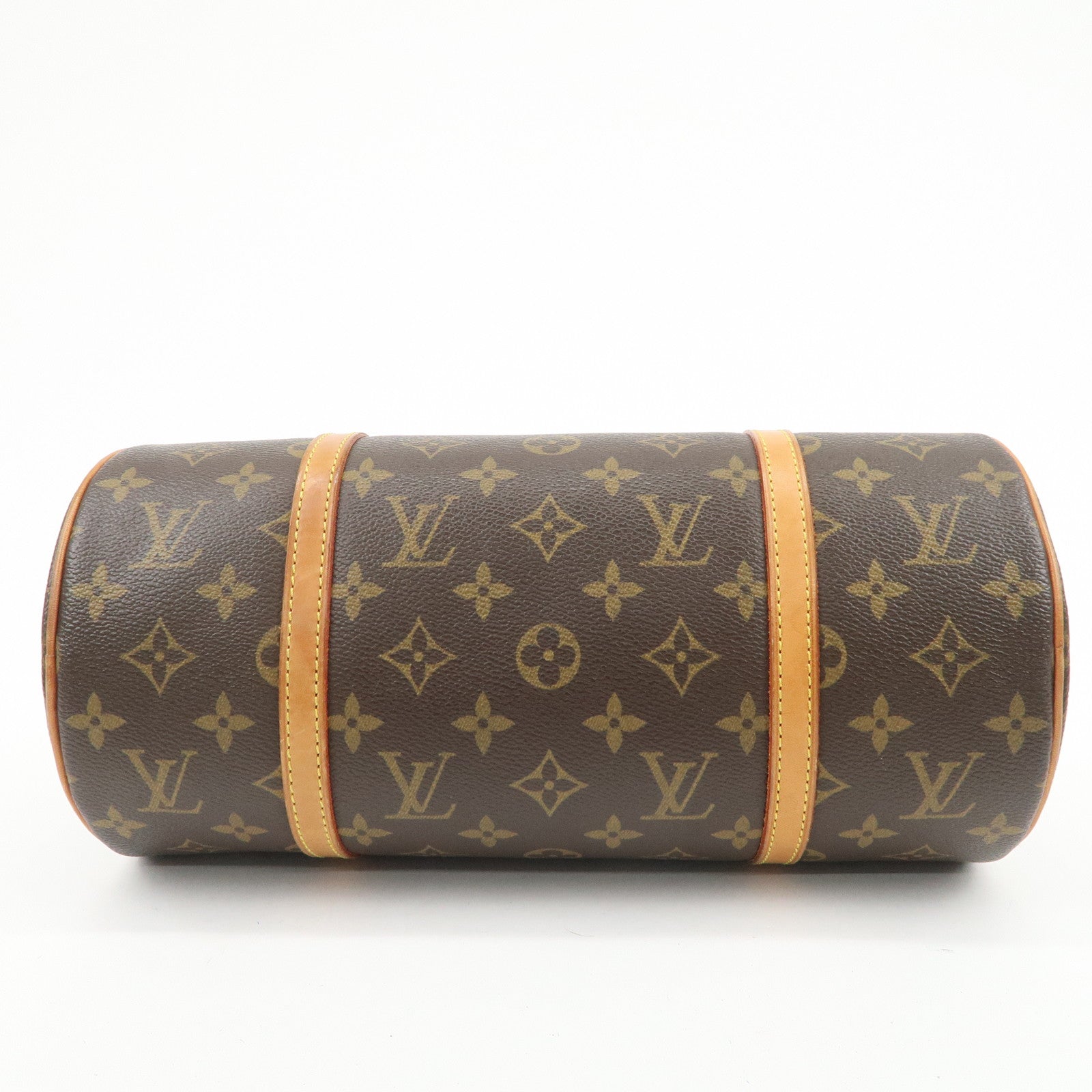 Louis Vuitton Monogram Papillon 30 Hand Bag Brown M51385