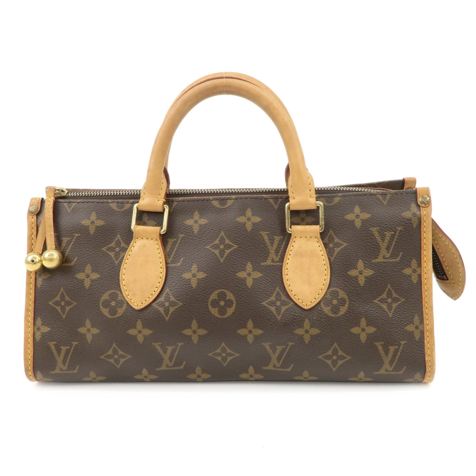 Louis Vuitton Monogram Popincourt Hand Bag Brown M40009 Used