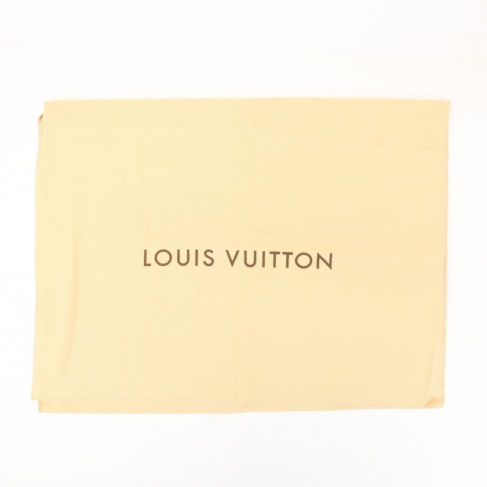 Louis Vuitton Set of 10 Dust Bag Storage Bag Flap Style Beige