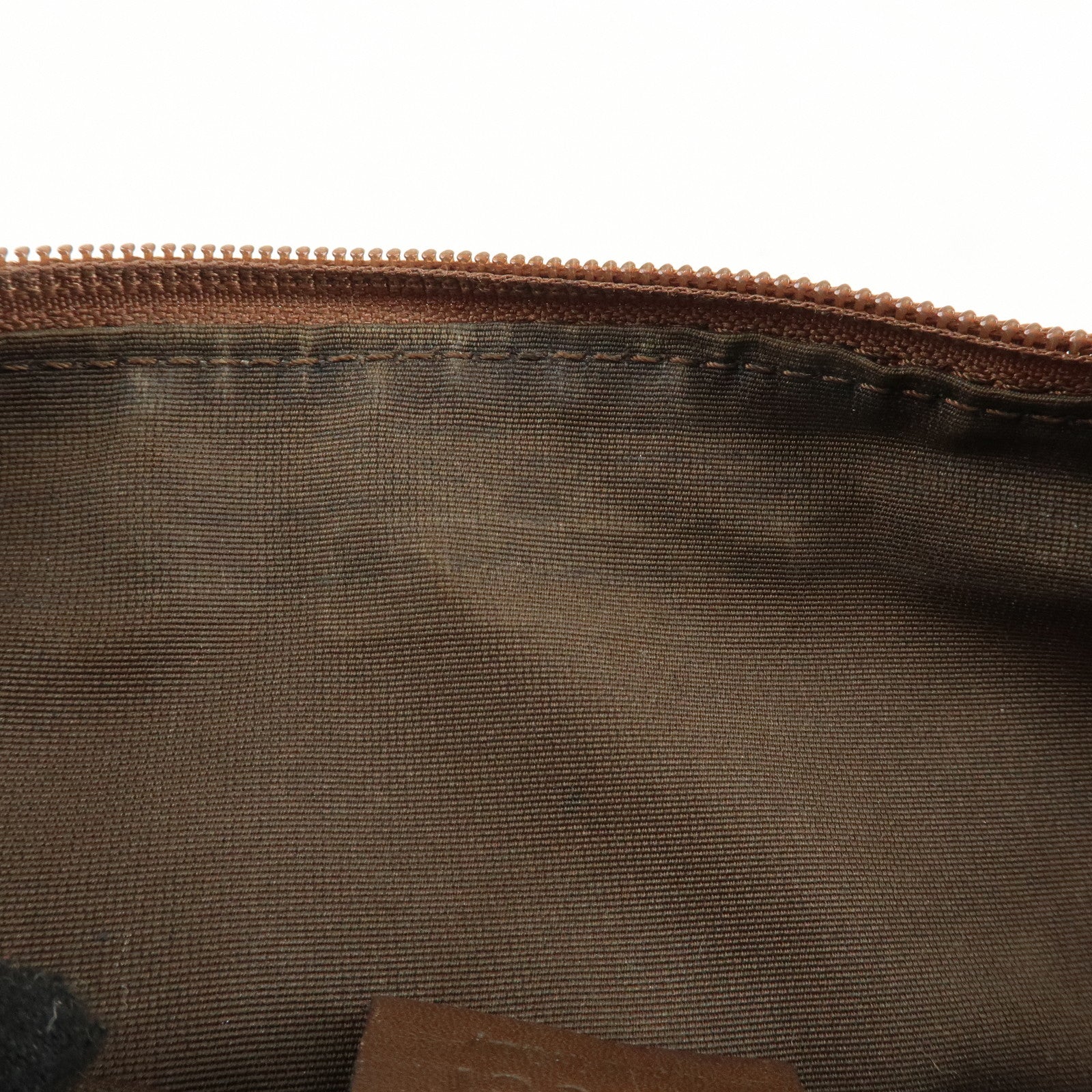 GUCCI GG Canvas Leather Canvas Accessory Pouch 039.1103.2123 Used