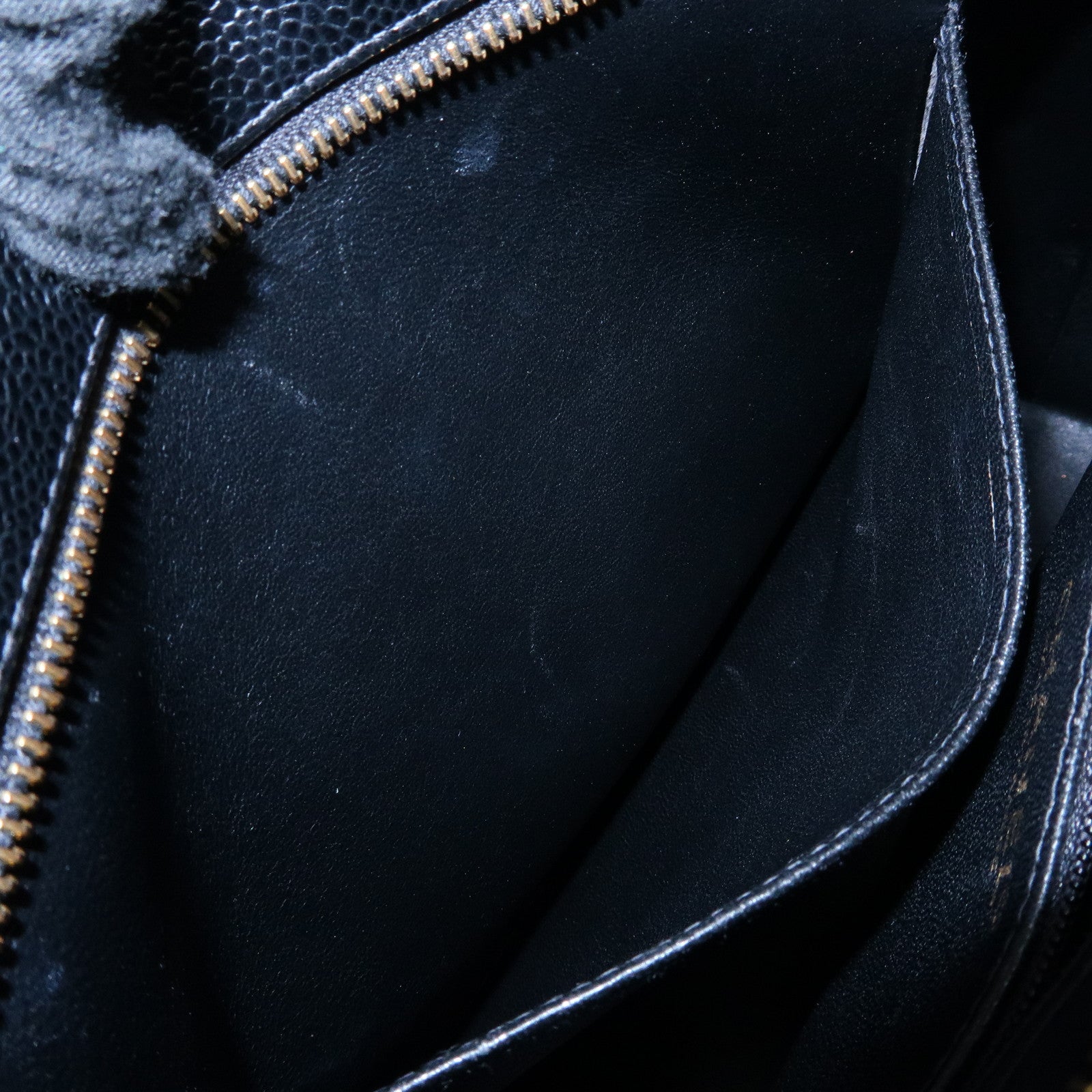 CHANEL Matelasse COCO Mark Medallion Tote Bag Hand Bag Black A01804