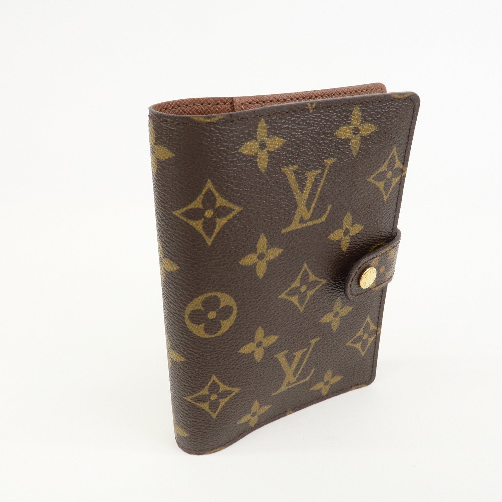 Louis Vuitton Monogram Agenda PM Planner Cover Brown R20005