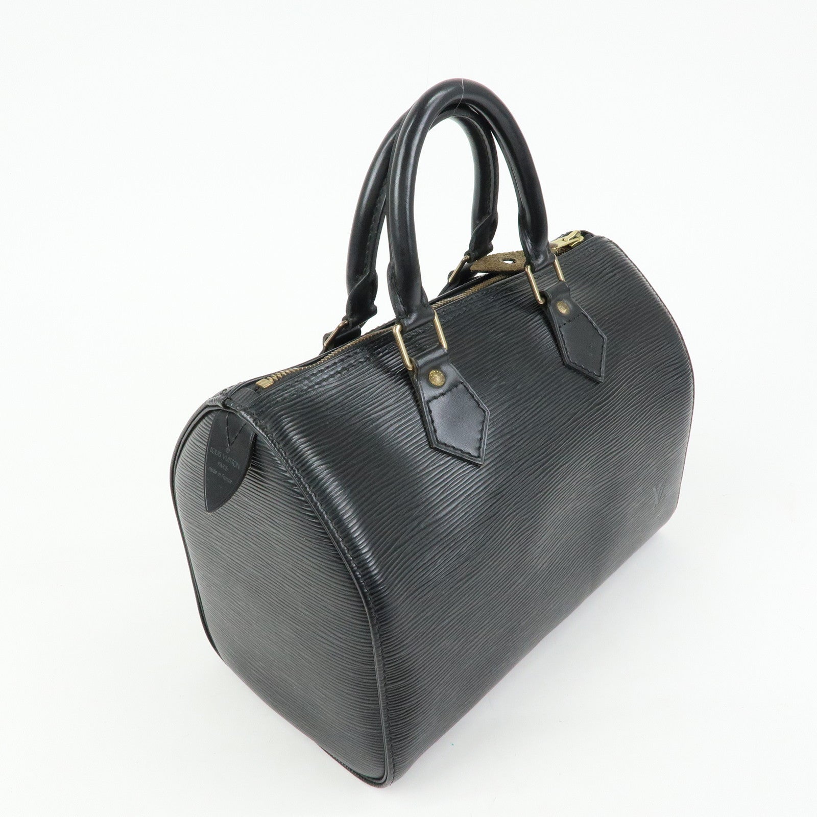 Louis Vuitton Epi Speedy 25 Boston Bag Hand Bag Noir Black M43012