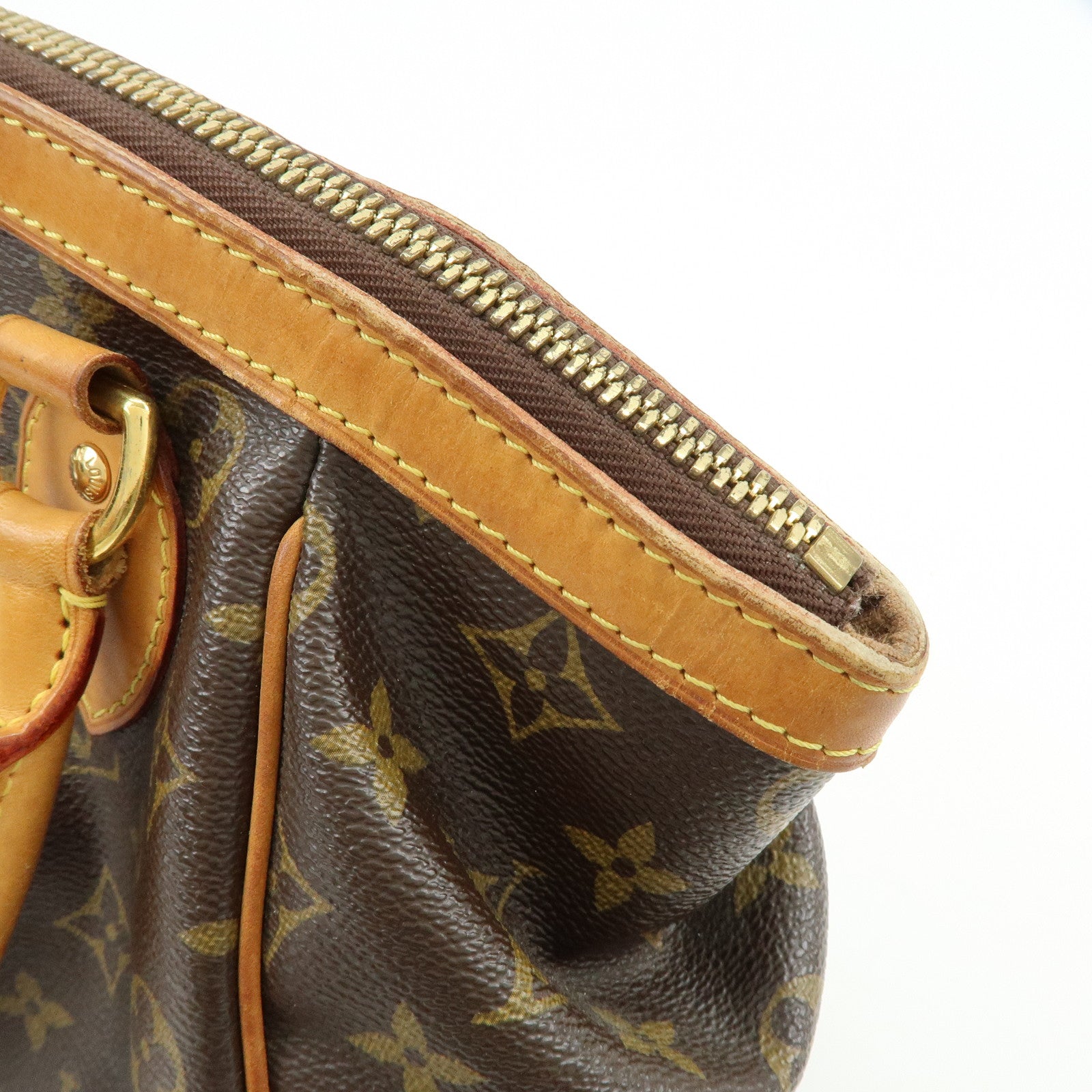 Louis Vuitton Monogram Tivoli PM Hand Bag Shoulder Bag Brown M40143