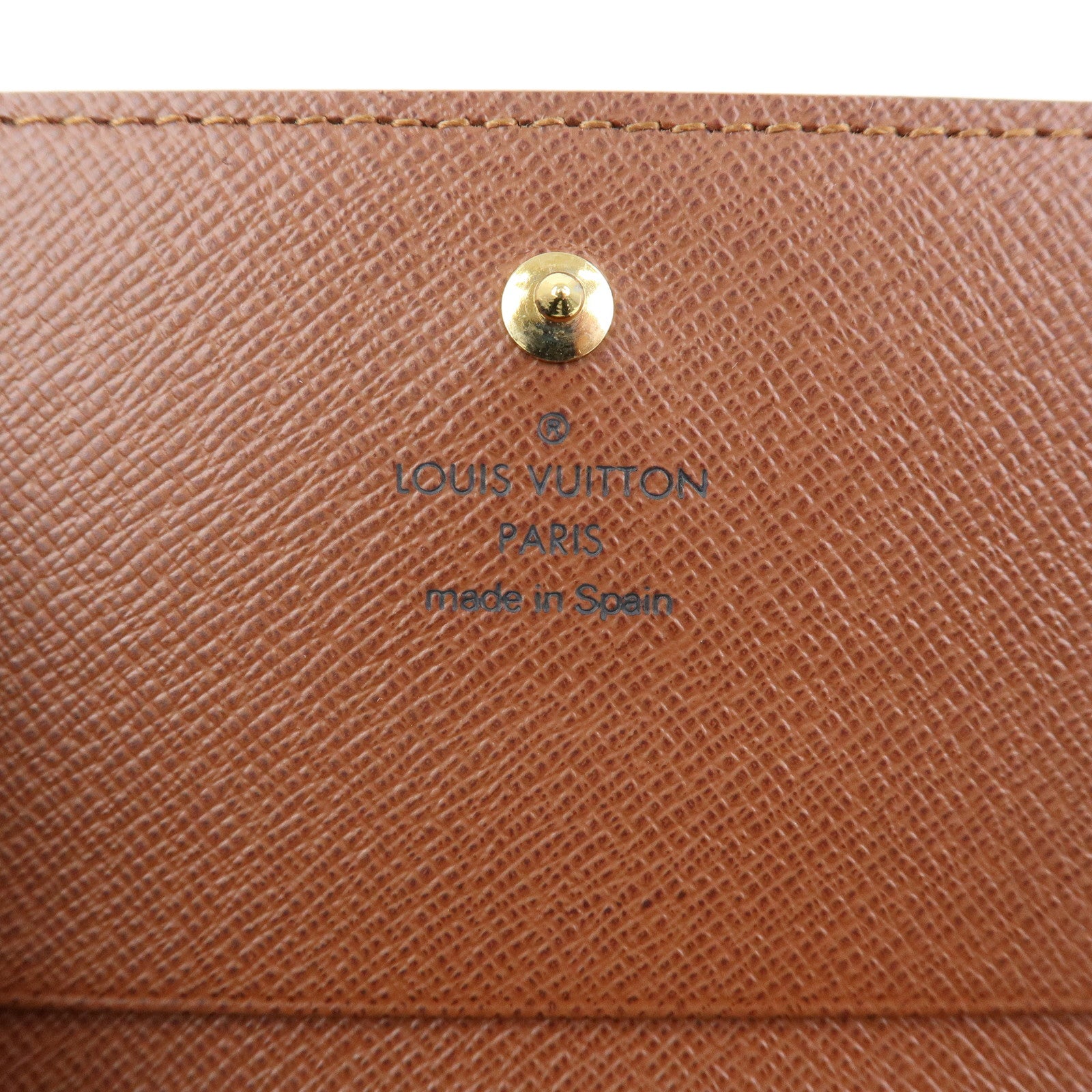 Louis Vuitton Monogram Porte Monnaie Billet Tresor Wallet M61730