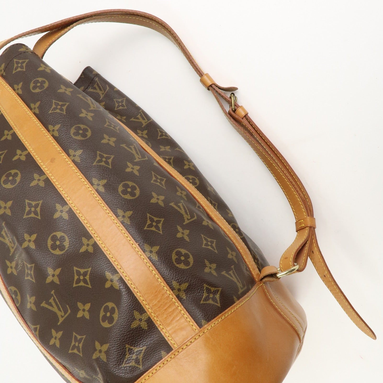 Louis Vuitton Monogram Randonnee GM Shoulder Bag Brown M42244