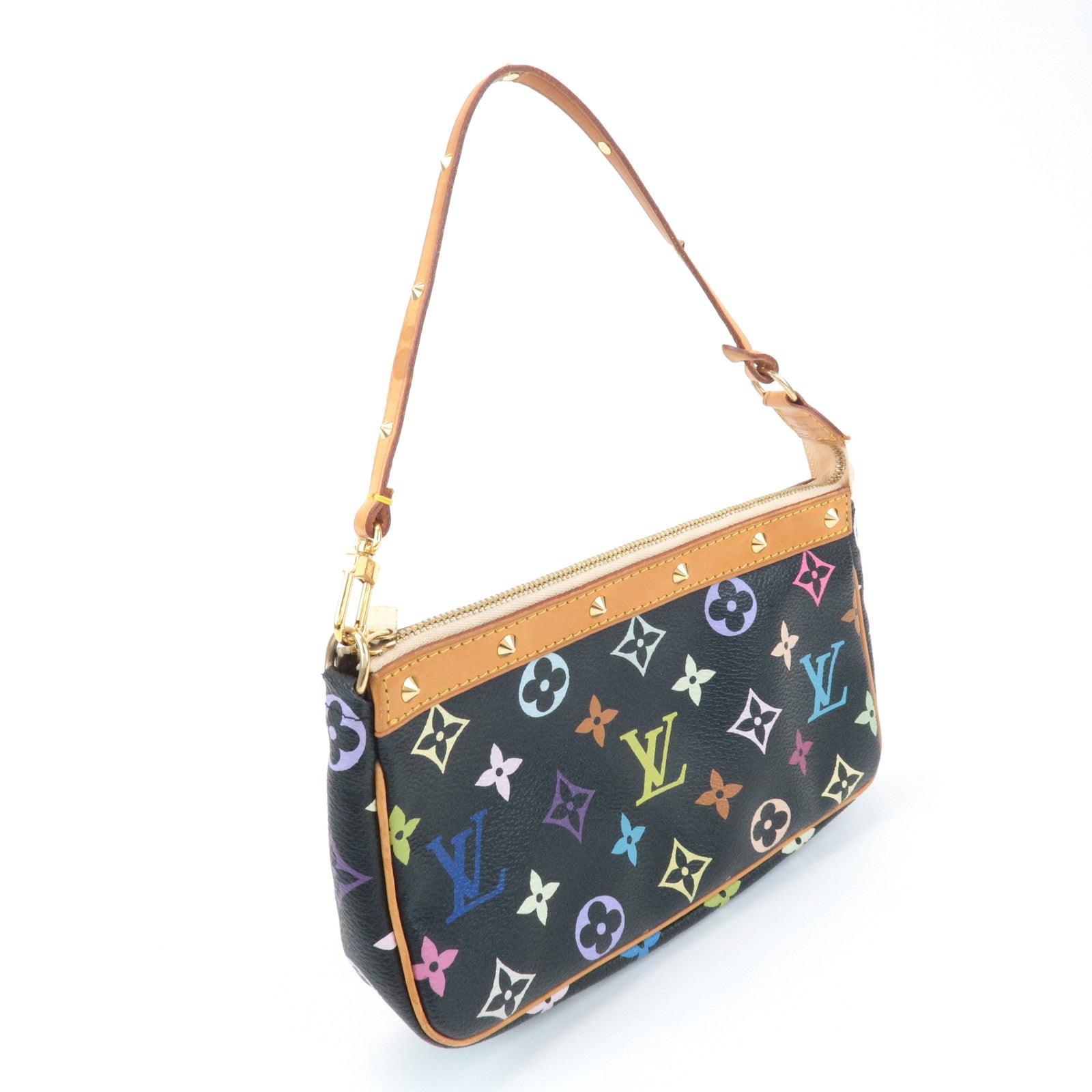 Louis Vuitton Monogram Multicolor Pochette Accessoires Noir M92648