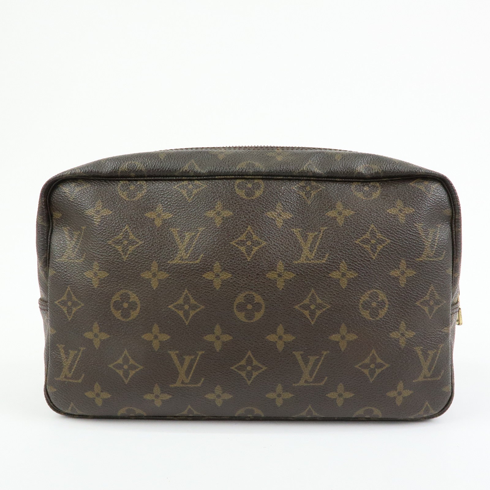 Louis Vuitton Monogram Trousse Toilette 28 Pouch Brown M47522