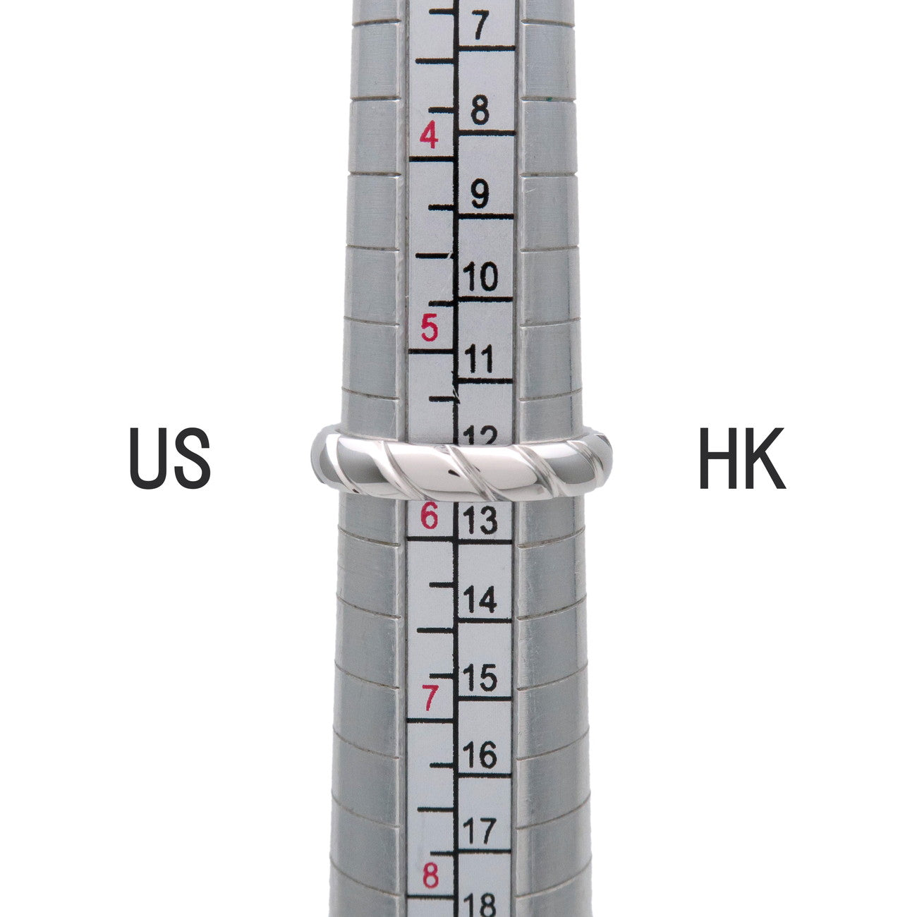 CHAUMET Torsade Ring PT950 Platinum #51 US5.5-5.75 EU51 HK12.5