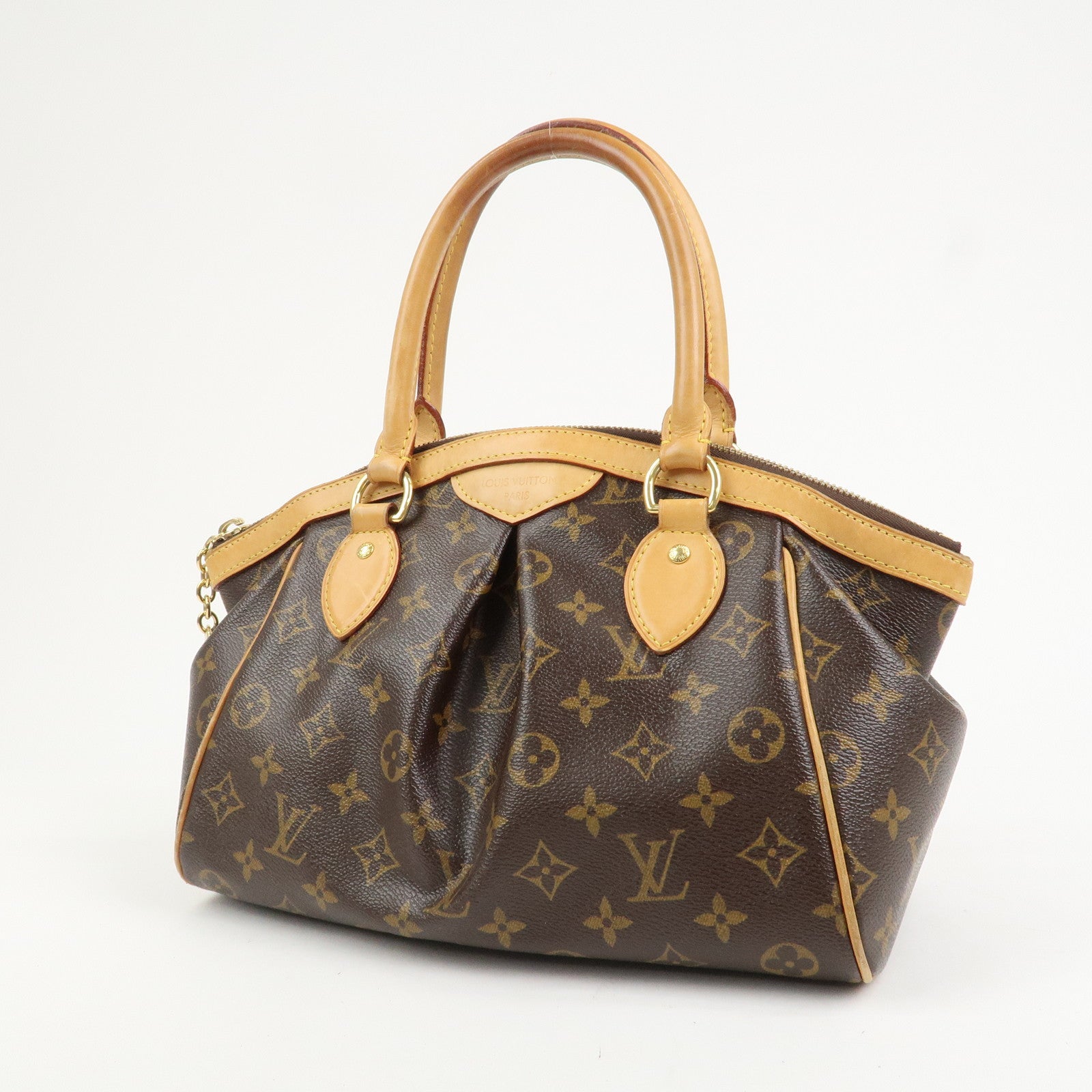 Louis Vuitton Monogram Tivoli PM Hand Bag Shoulder Bag Brown M40143