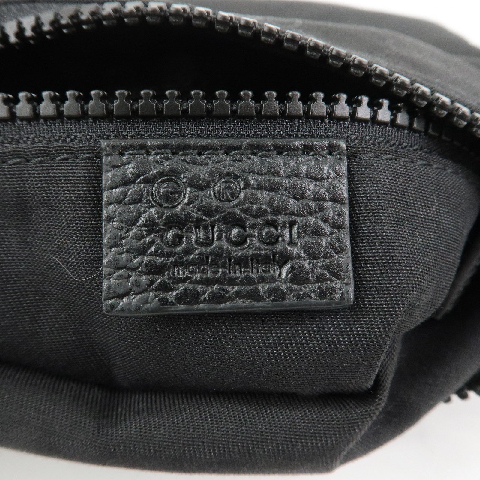 GUCCI Sherry GG Nylon Leather Shoulder Bag Crossbody Bag 449183