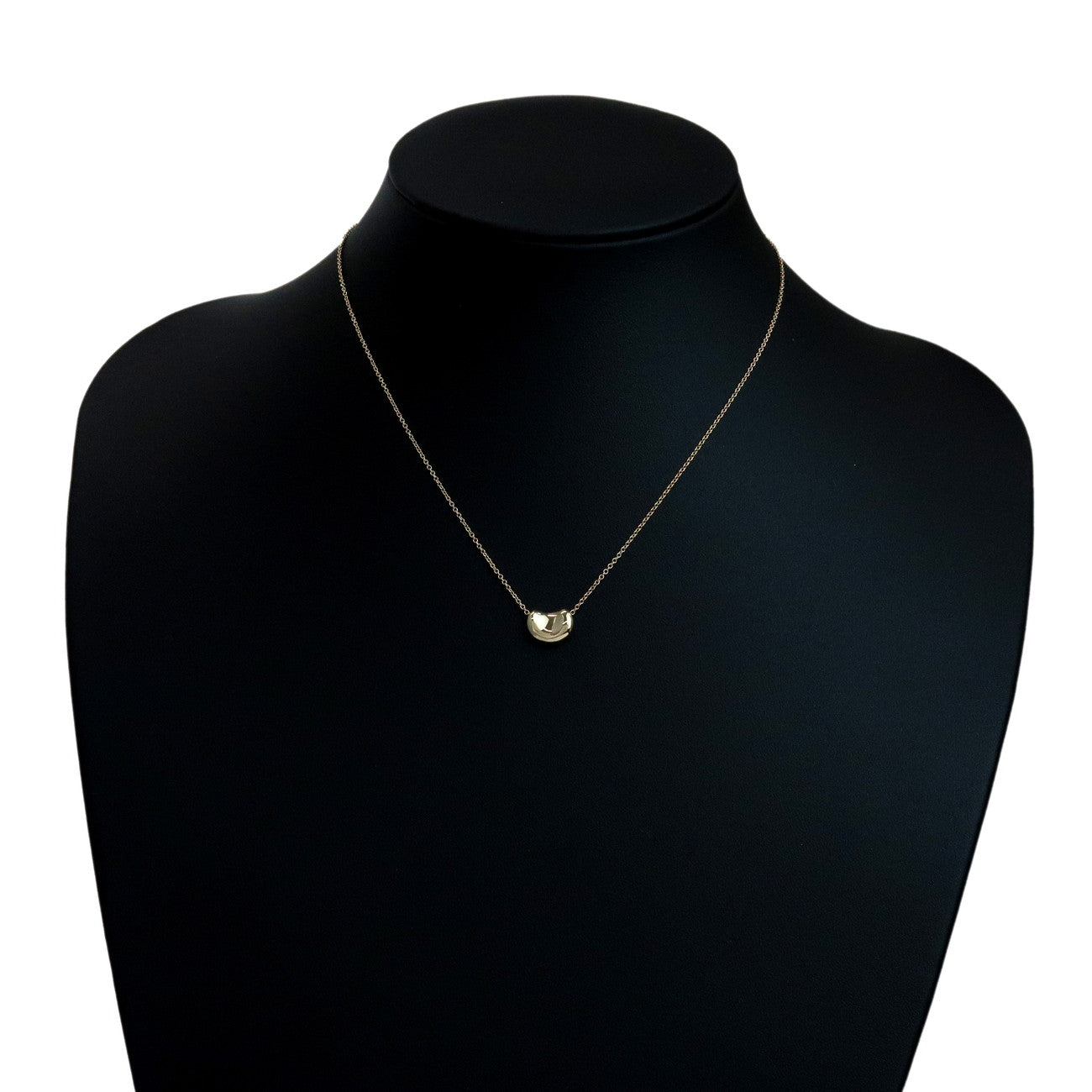 Tiffany & Co Bean Necklace Small K18YG 750YG Yellow Gold