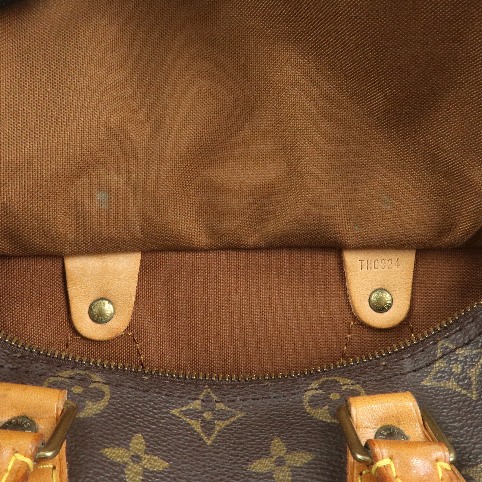 Louis Vuitton Monogram Speedy 25 Boston Bag Hand Bag Brown M41528