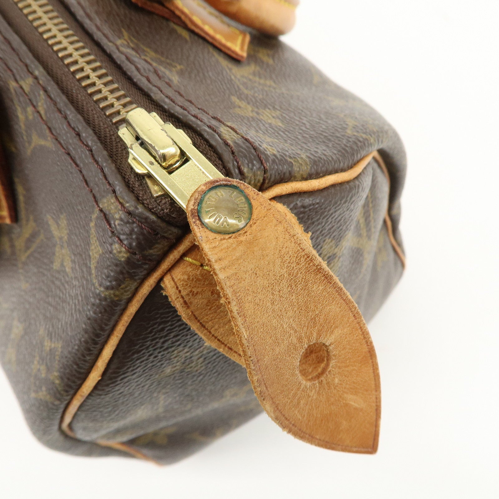 Louis Vuitton Monogram Speedy 25 Boston Bag Hand Bag Brown M41528