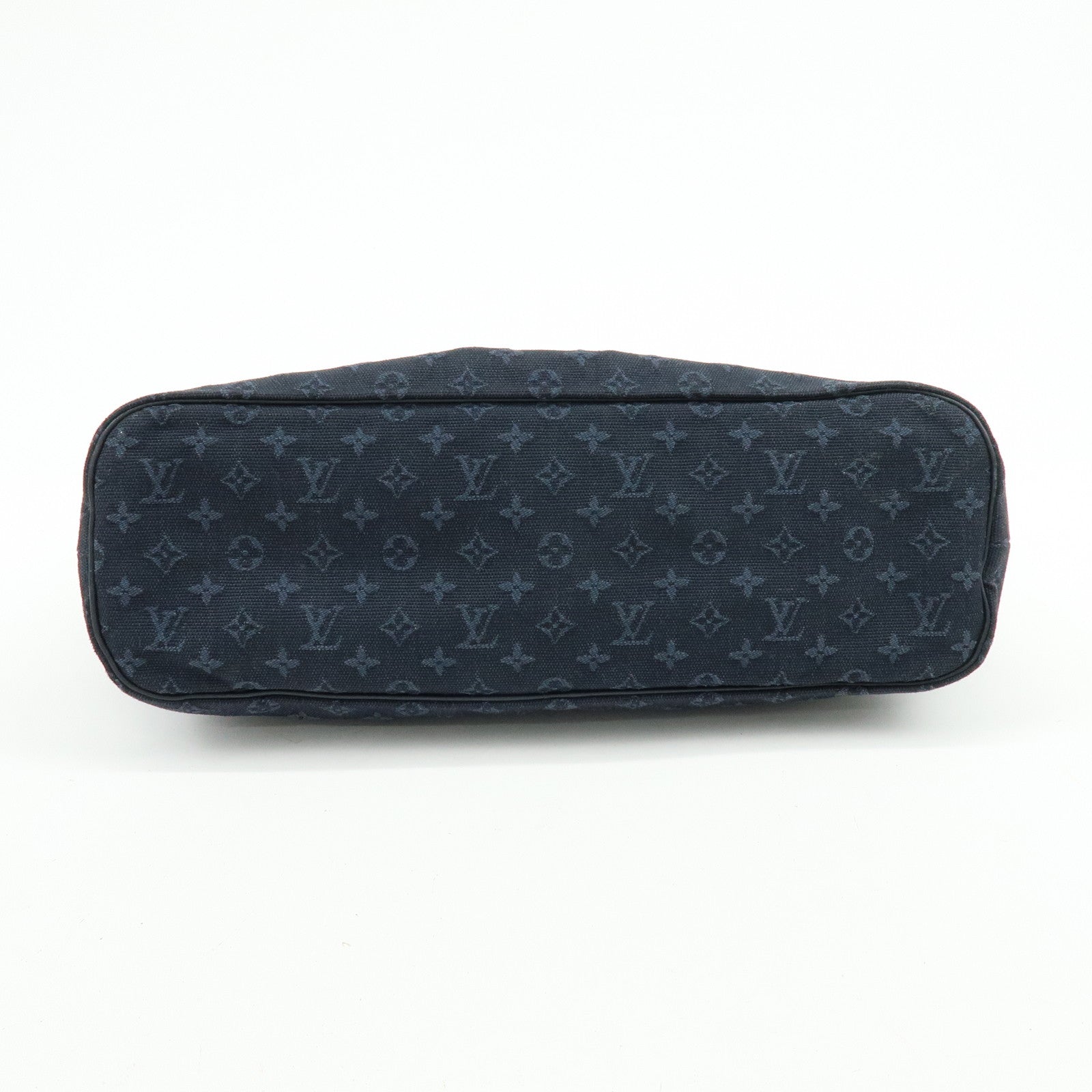 Louis Vuitton Monogram Mini Canvas Lucille GM Tote Bag Blue M92679