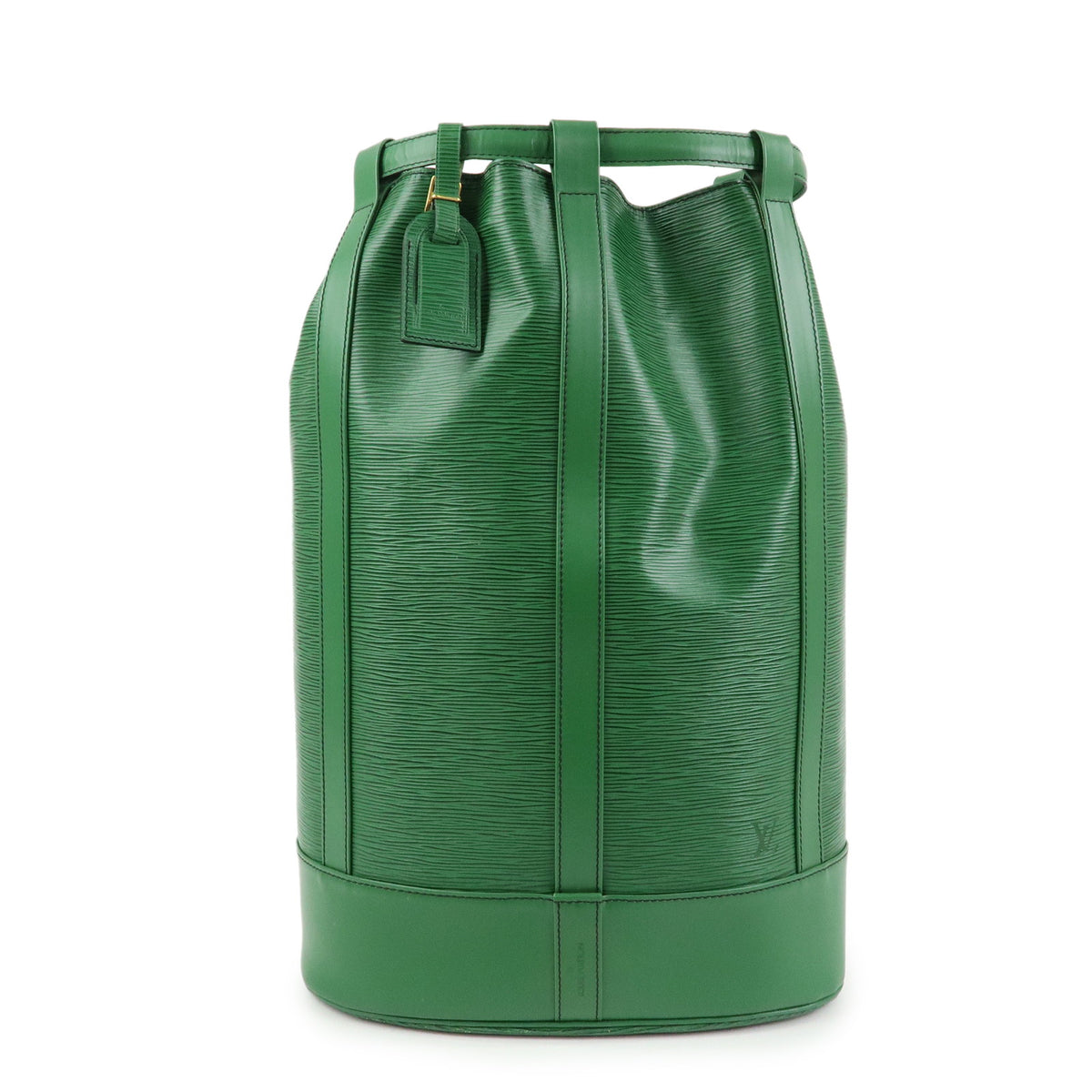 Louis Vuitton Epi Leather Randonnee GM Shoulder Bag Green M43084