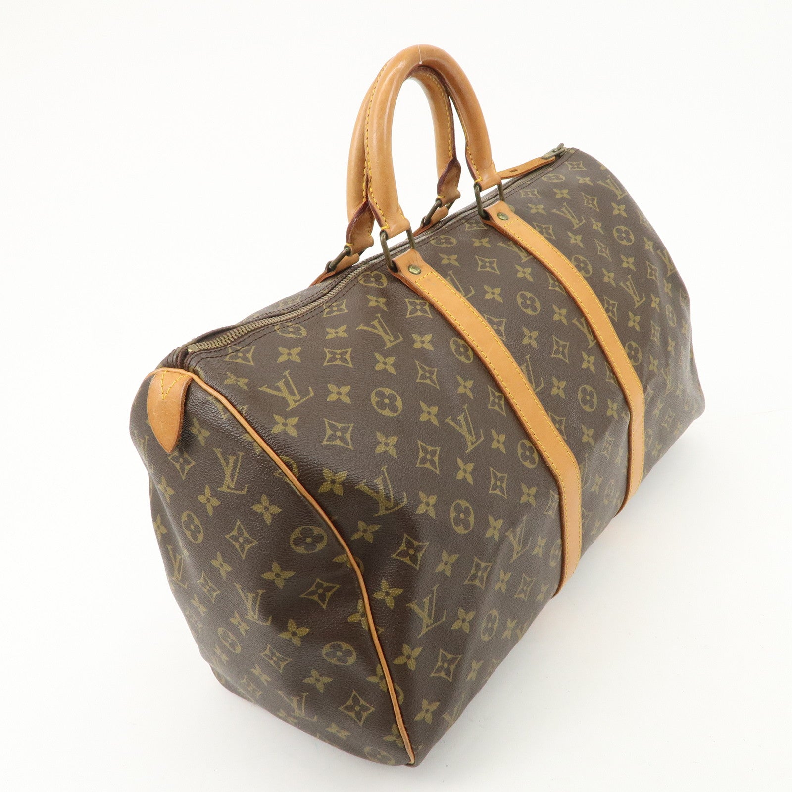 Louis Vuitton Monogram Keep All 45 Boston Bag M41428 Used