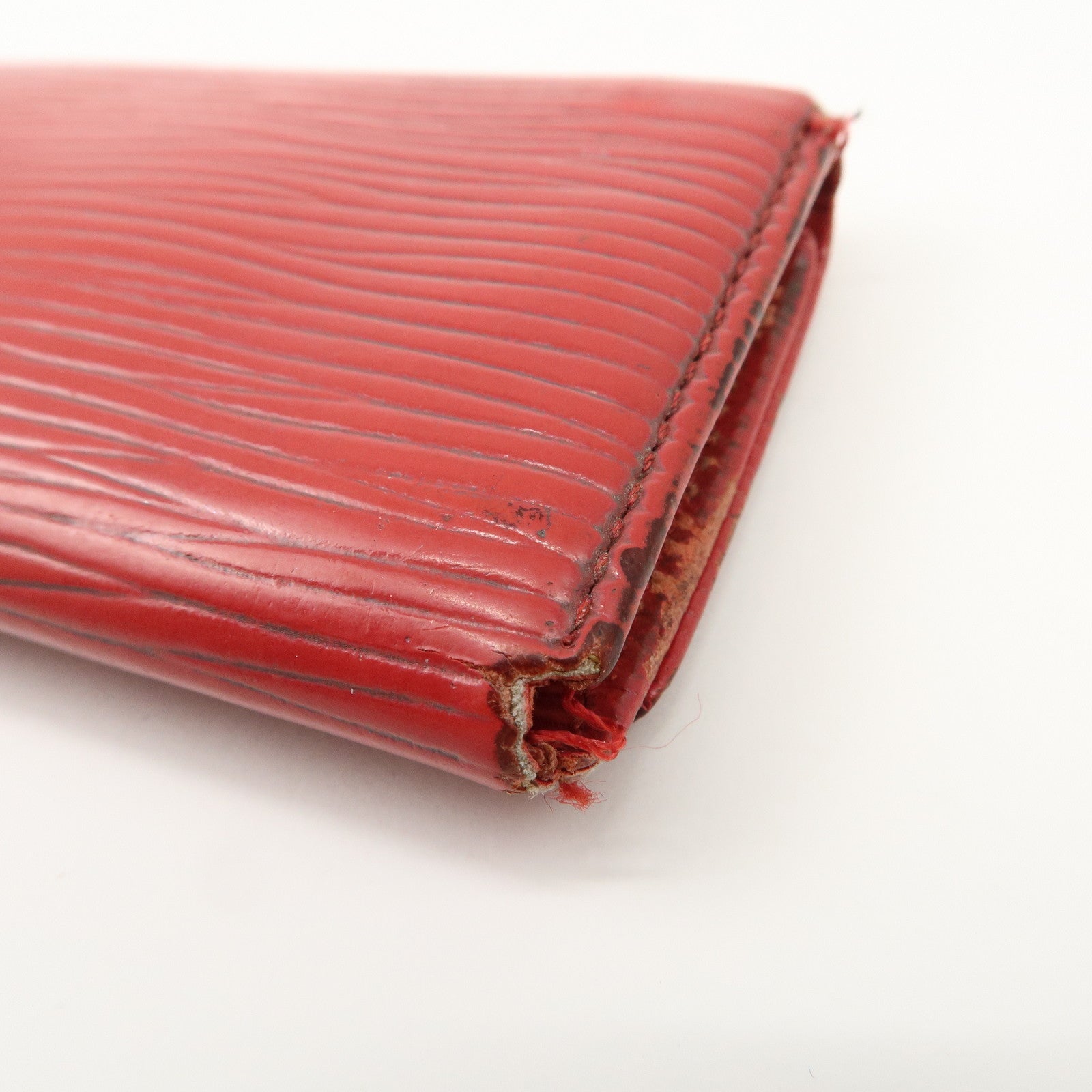Louis Vuitton Monogram Epi Set of 3 Multicles 4 Key Case Blue Red Used