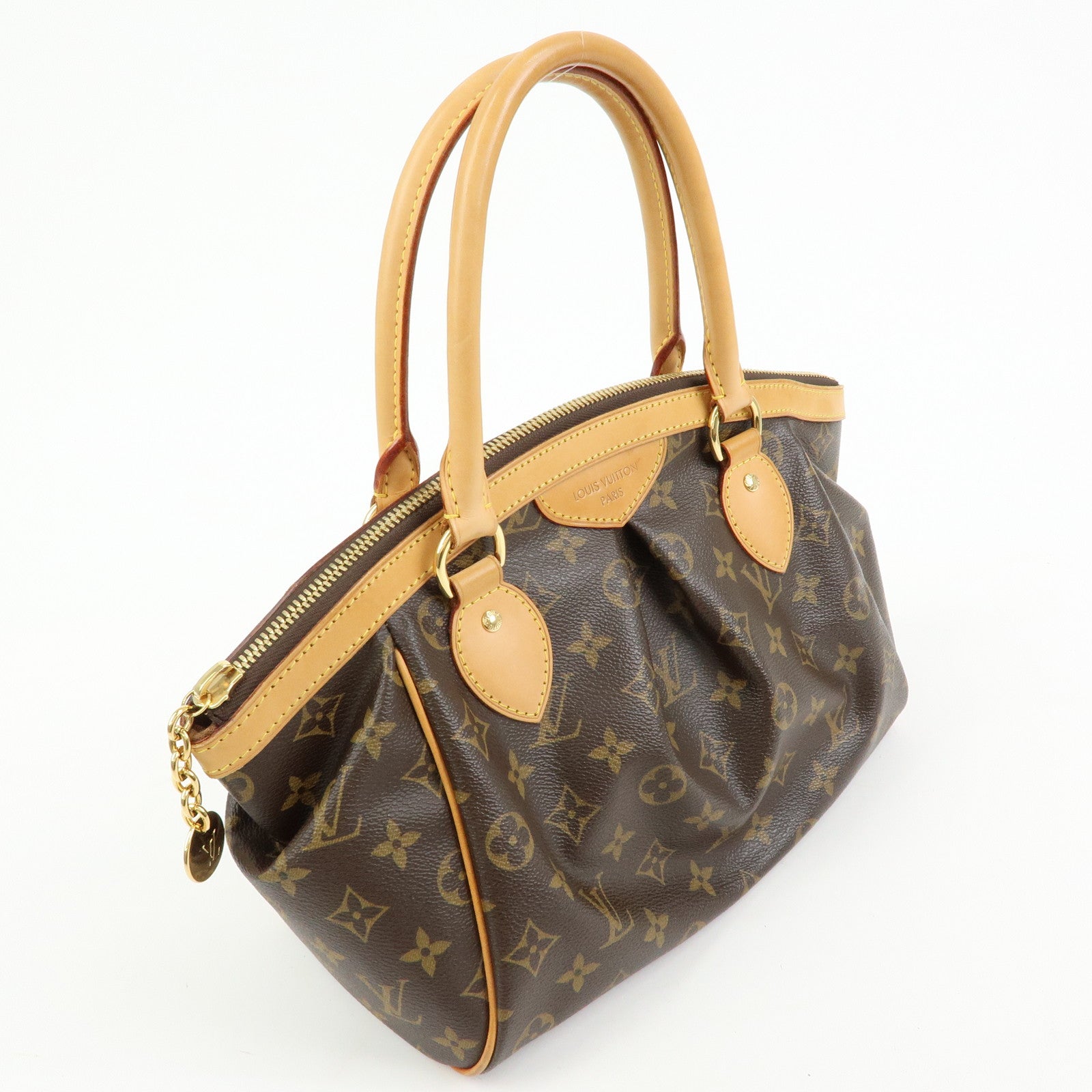 Louis Vuitton Monogram Tivoli PM Hand Bag Shoulder Bag Brown M40143