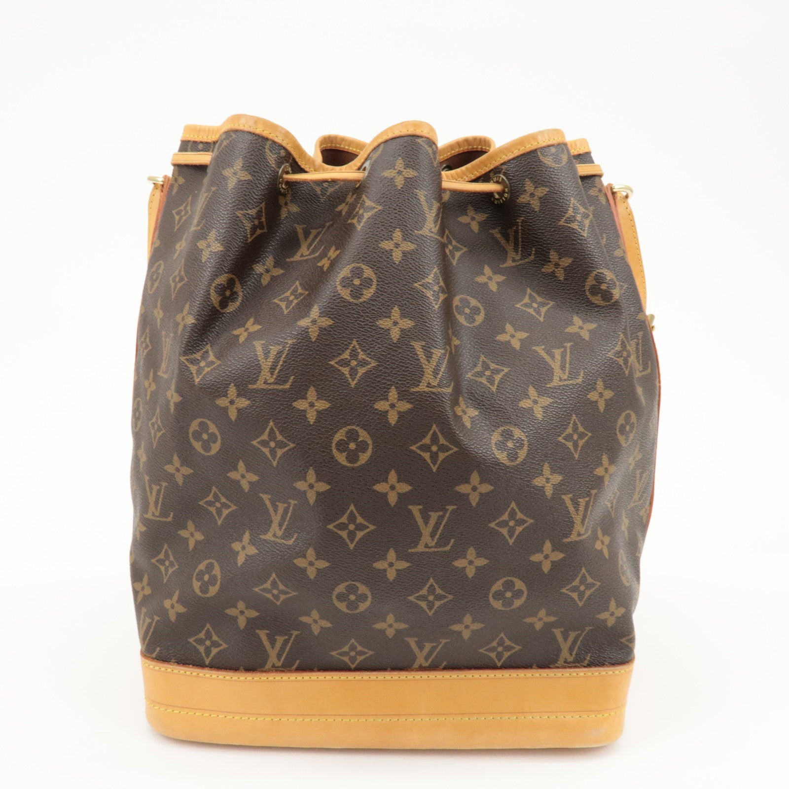 Louis Vuitton Monogram Noe Shoulder Bag Hand Bag Brown M42224 Used