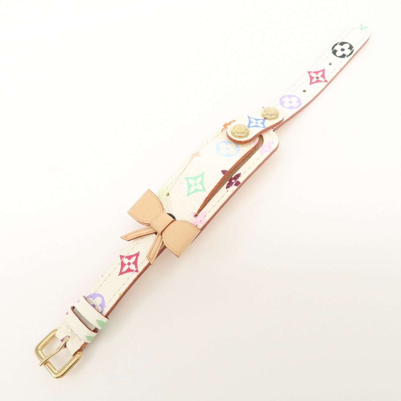 Louis Vuitton Monogram Multicolor Porte Address Bracelet M92594