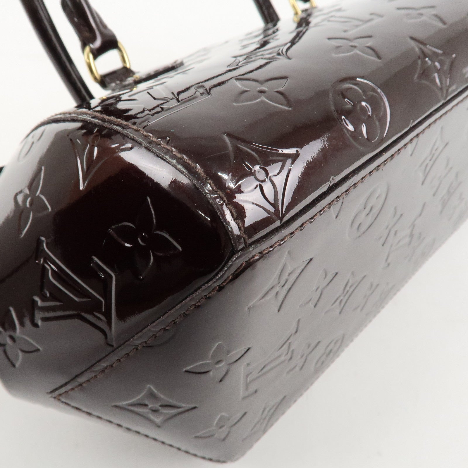 Louis Vuitton Monogram Vernis Sherwood PM Hand Bag M91493 Used