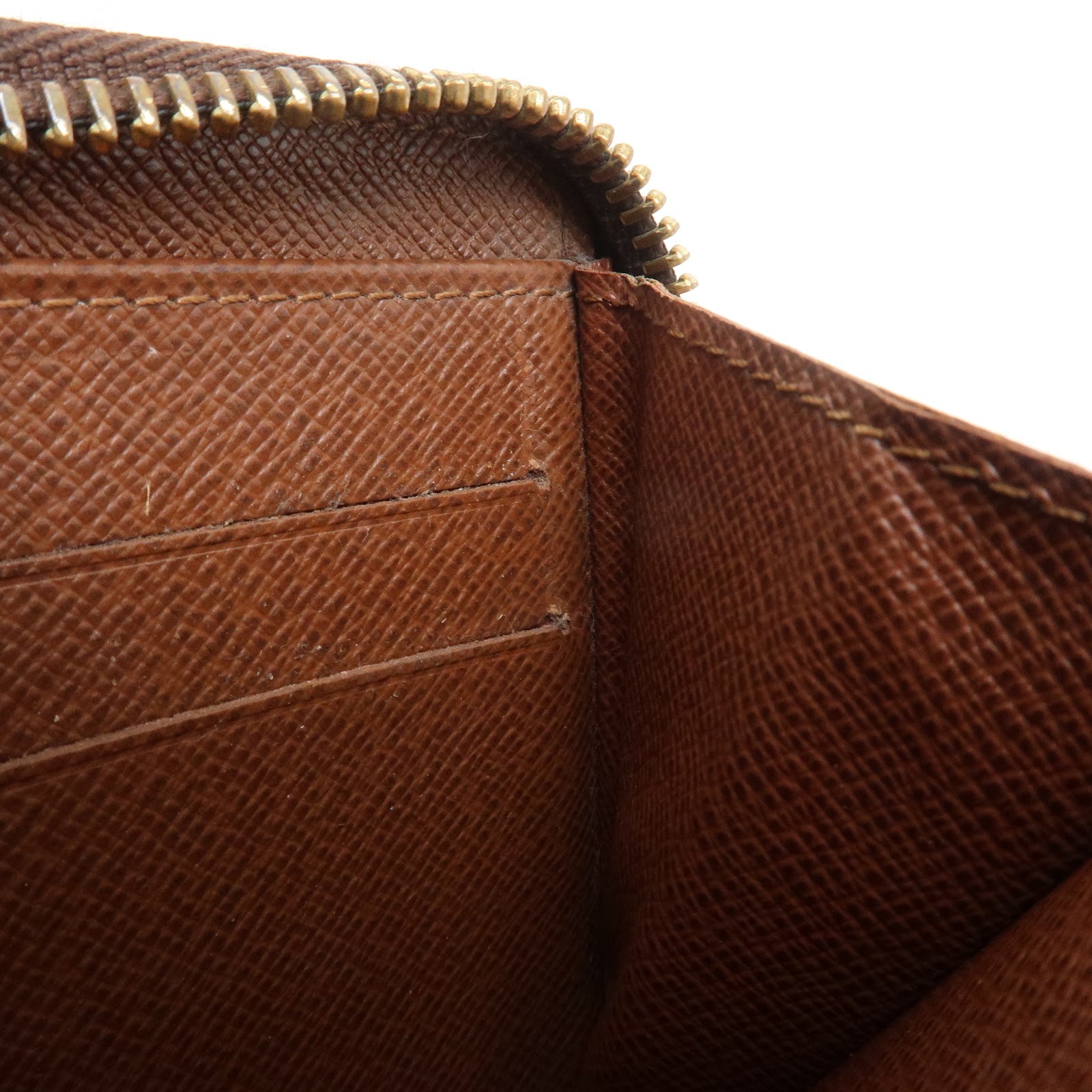 Louis Vuitton Monogram Zippy Round Long Wallet Brown M42616