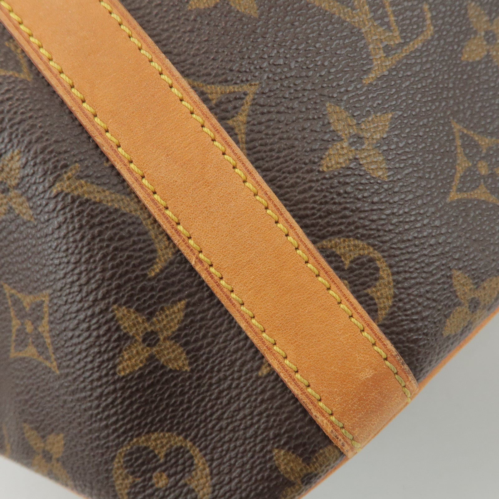 Louis Vuitton Monogram Sac Shopping Shoulder Bag Brown M51108