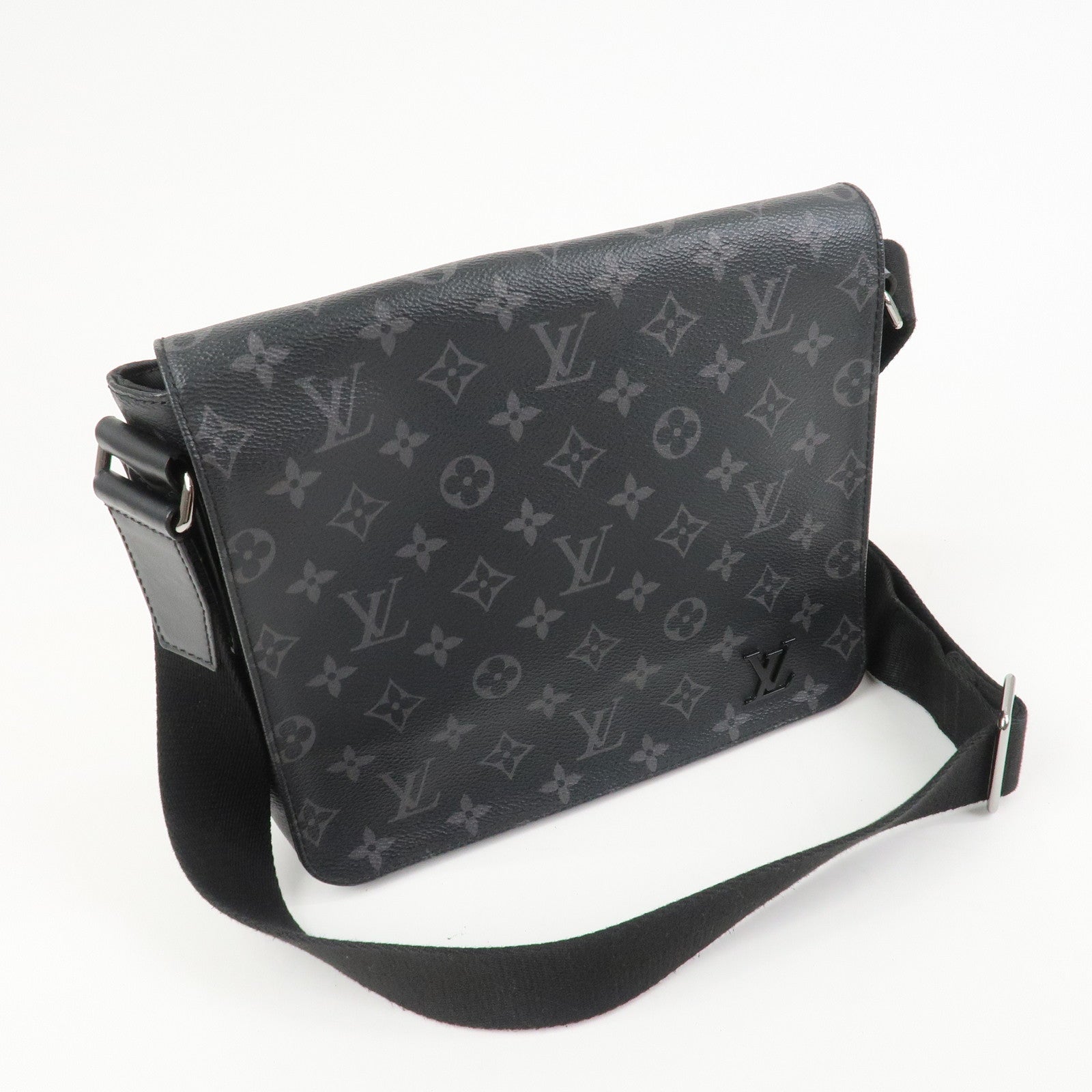 Louis Vuitton Monogram Eclipse District PM Crossbody Bag M44000