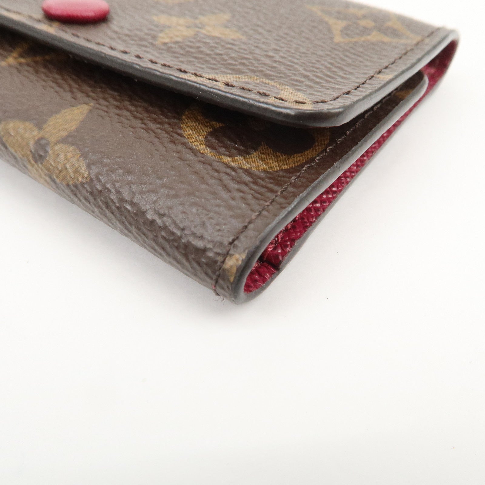 Louis Vuitton Monogram Multicles 6 Key Case Brown Fuchsia M60701