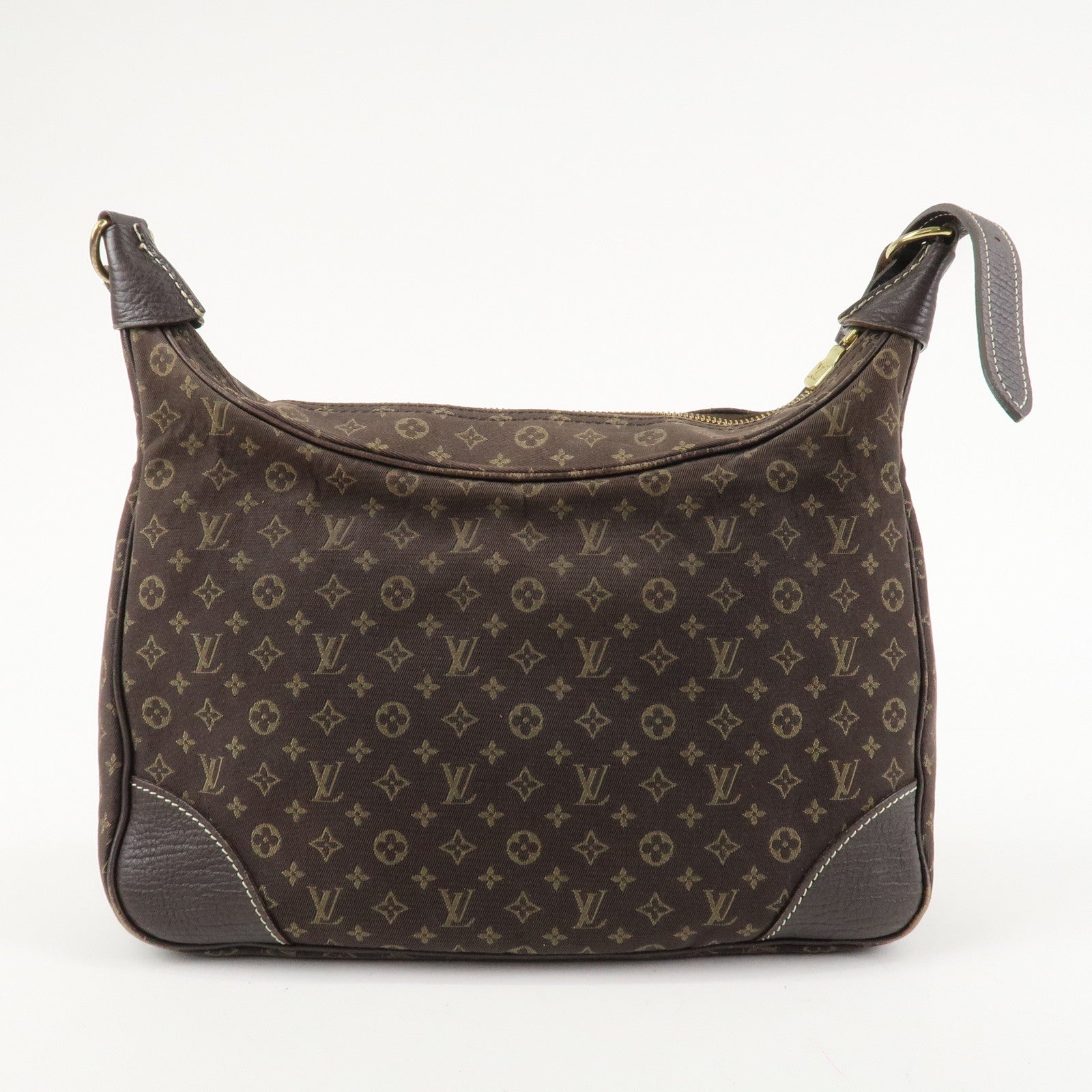 Louis Vuitton Monogram Mini Lin Boulogne Shoulder Bag Brown M95225 Used
