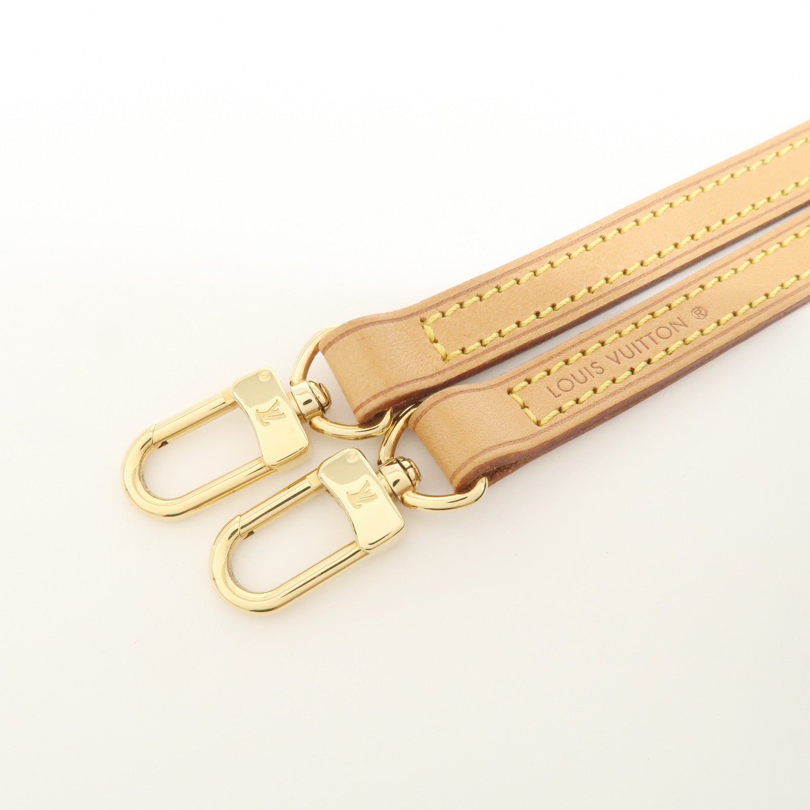 Louis Vuitton Nume Leather Shoulder Strap 120cm Natural J00145