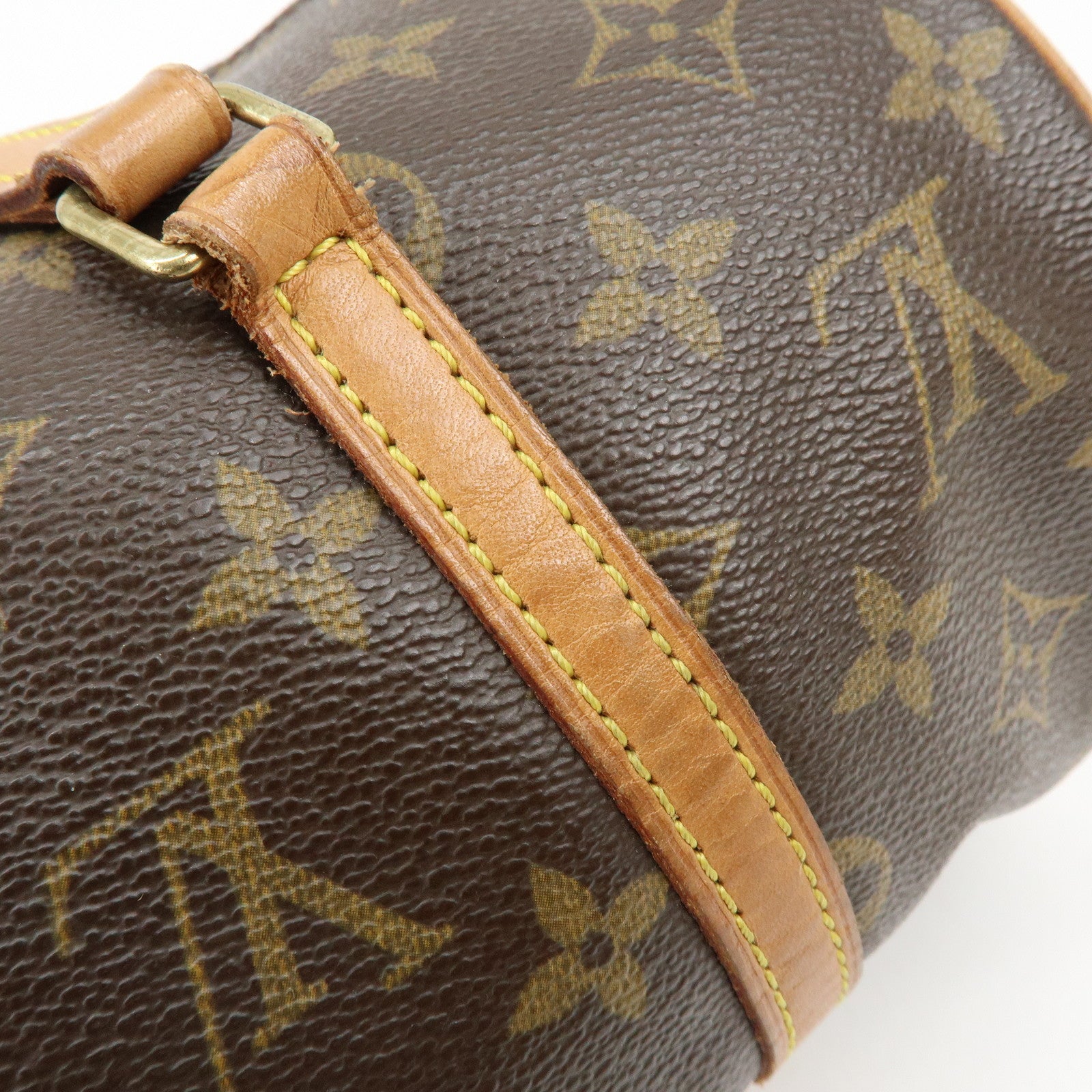 Louis Vuitton Monogram Papillon 30 Hand Bag Brown M51385