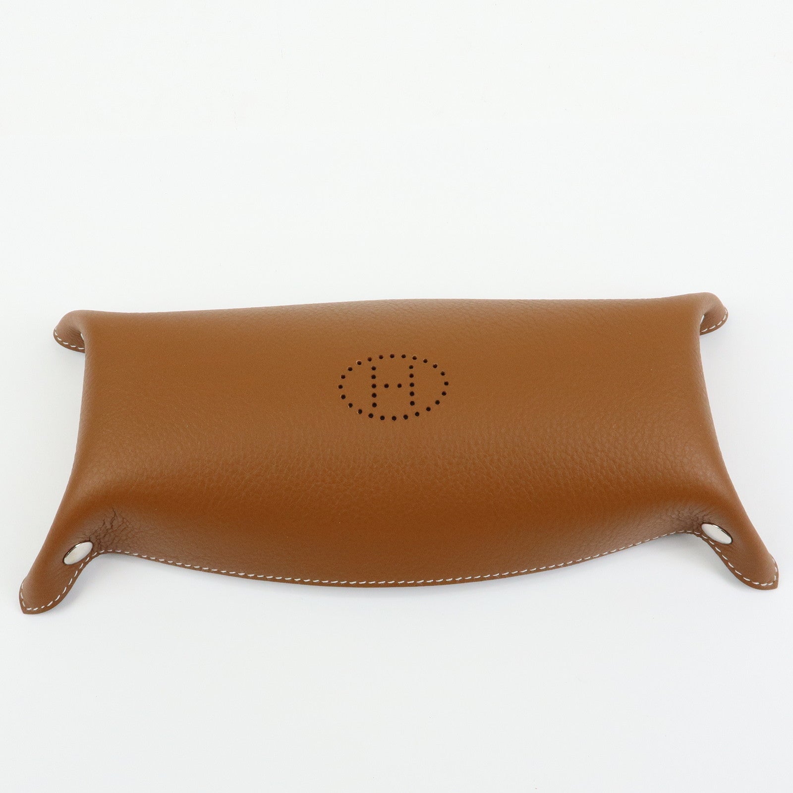 HERMES Taurillon Mises et Relances Desk H Evelyne Pencase W Stamped