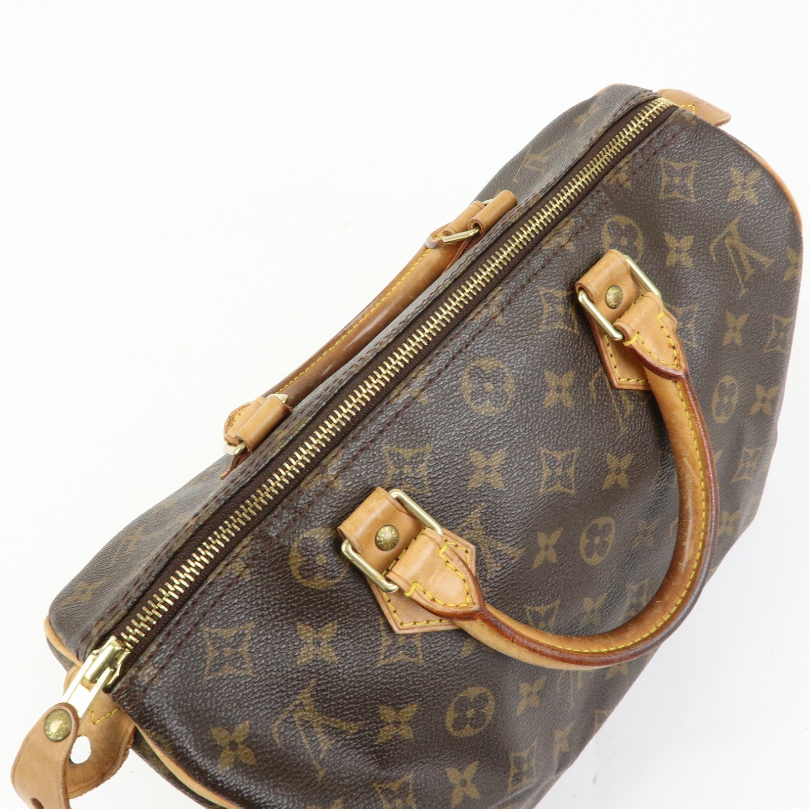 Louis Vuitton Monogram Speedy 30 Boston Bag Hand Bag Brown M41526