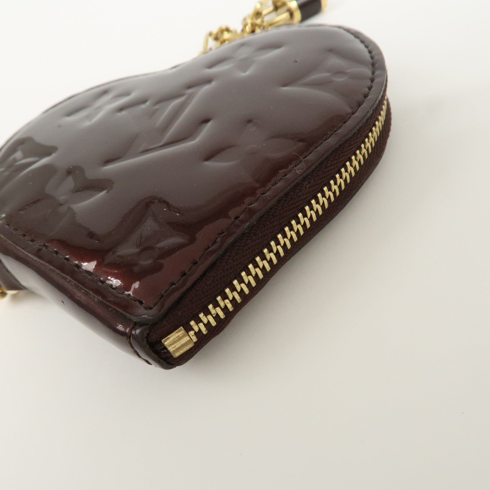 Louis Vuitton Monogram Vernis Porte Monnaie Coeur Coin Case M93561