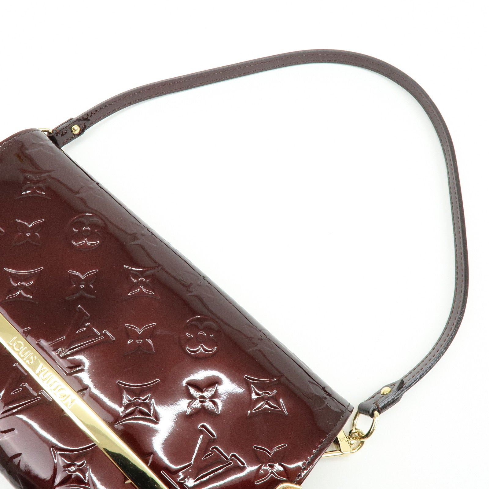 Louis Vuitton Monogram Vernis Leather Rossmore MM Hand Bag M91549