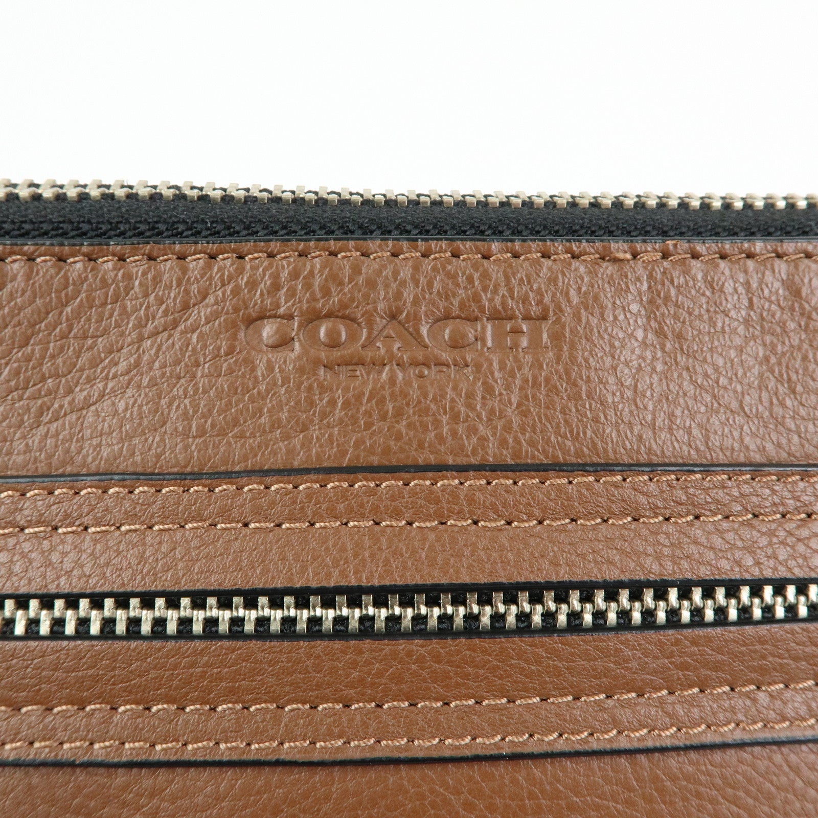 COACH Leather Charles Flight Bag Shoulder Bag Crossbody Bag Brown