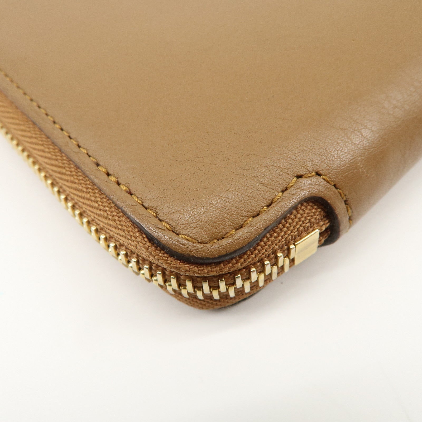 Louis Vuitton Parnassea Portefeuille Leather Round Zippy Wallet M58209 Used