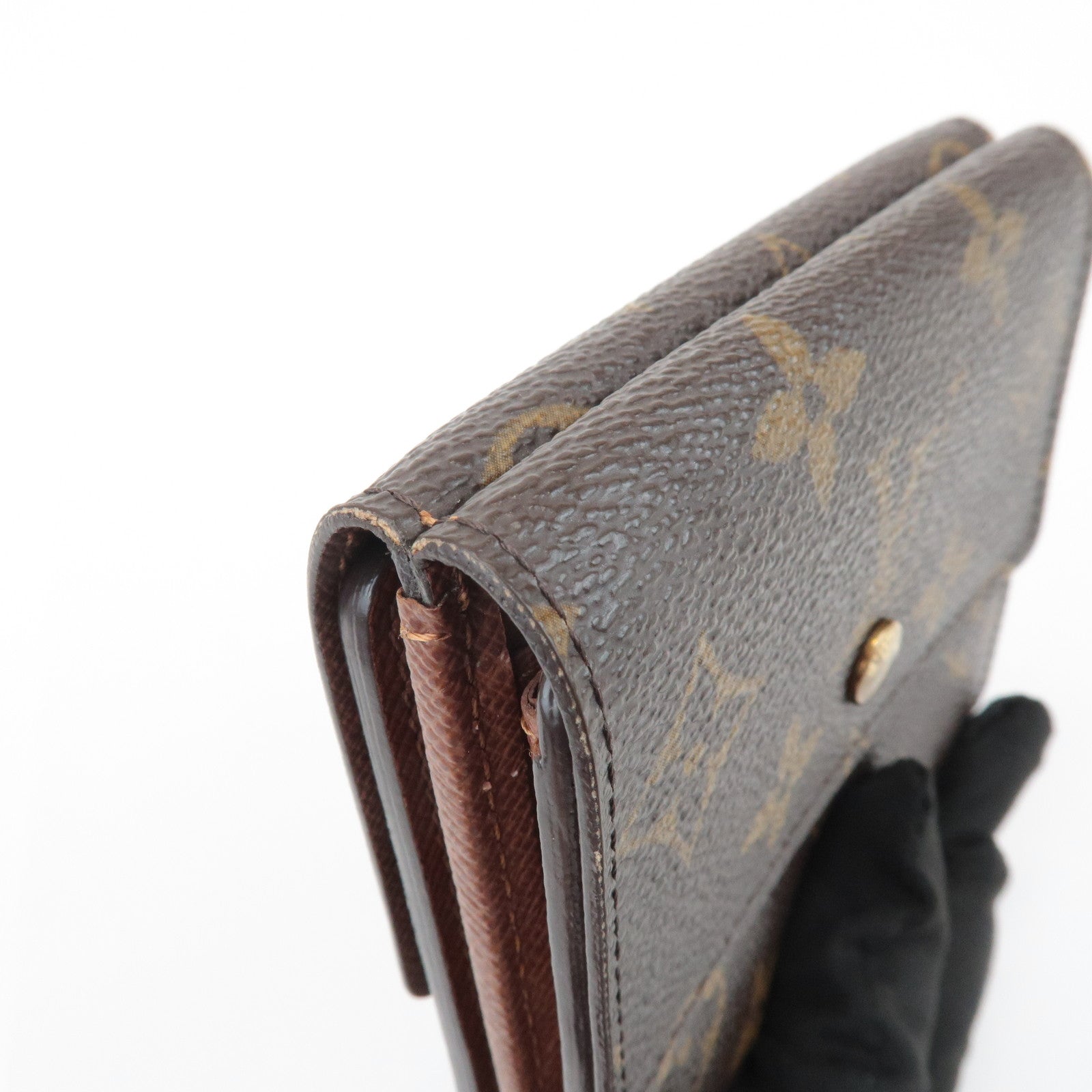 Louis Vuitton Monogram Porte Monnaie Billets Carte Credit M61660 Used