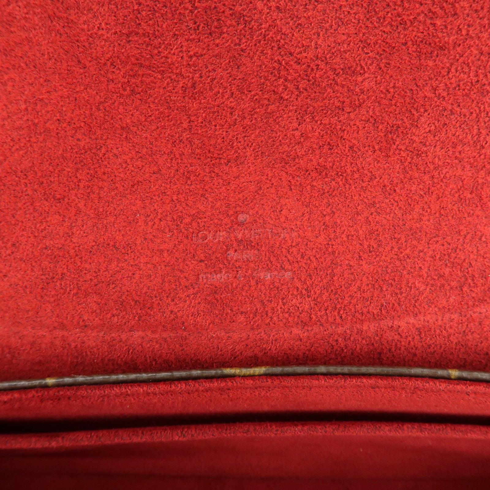 Louis Vuitton Monogram Sonatine Hand Bag Brown M51902