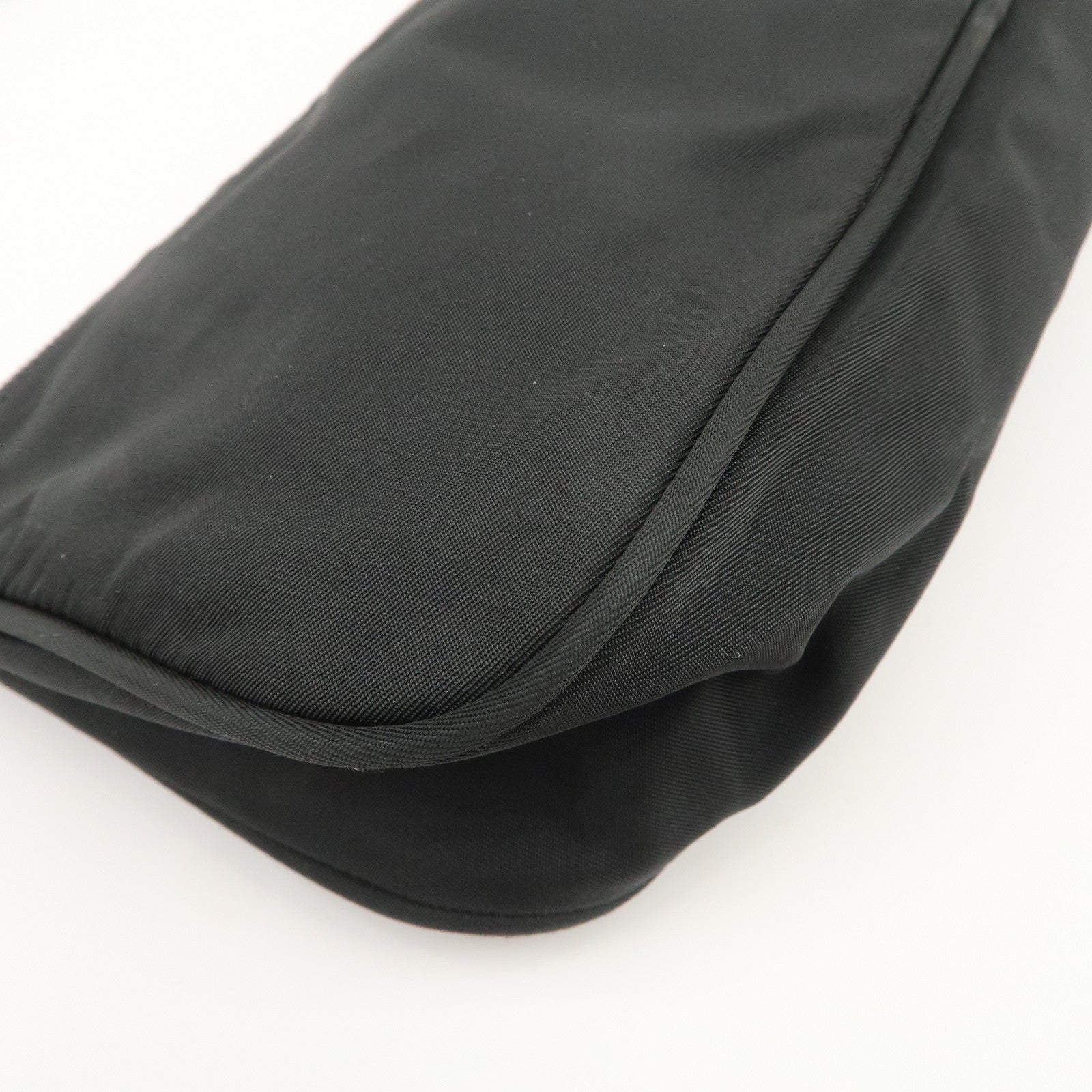 PRADA Triangle Logo Nylon Pouch Hand Bag Cosmetic Pouch Purse MV633