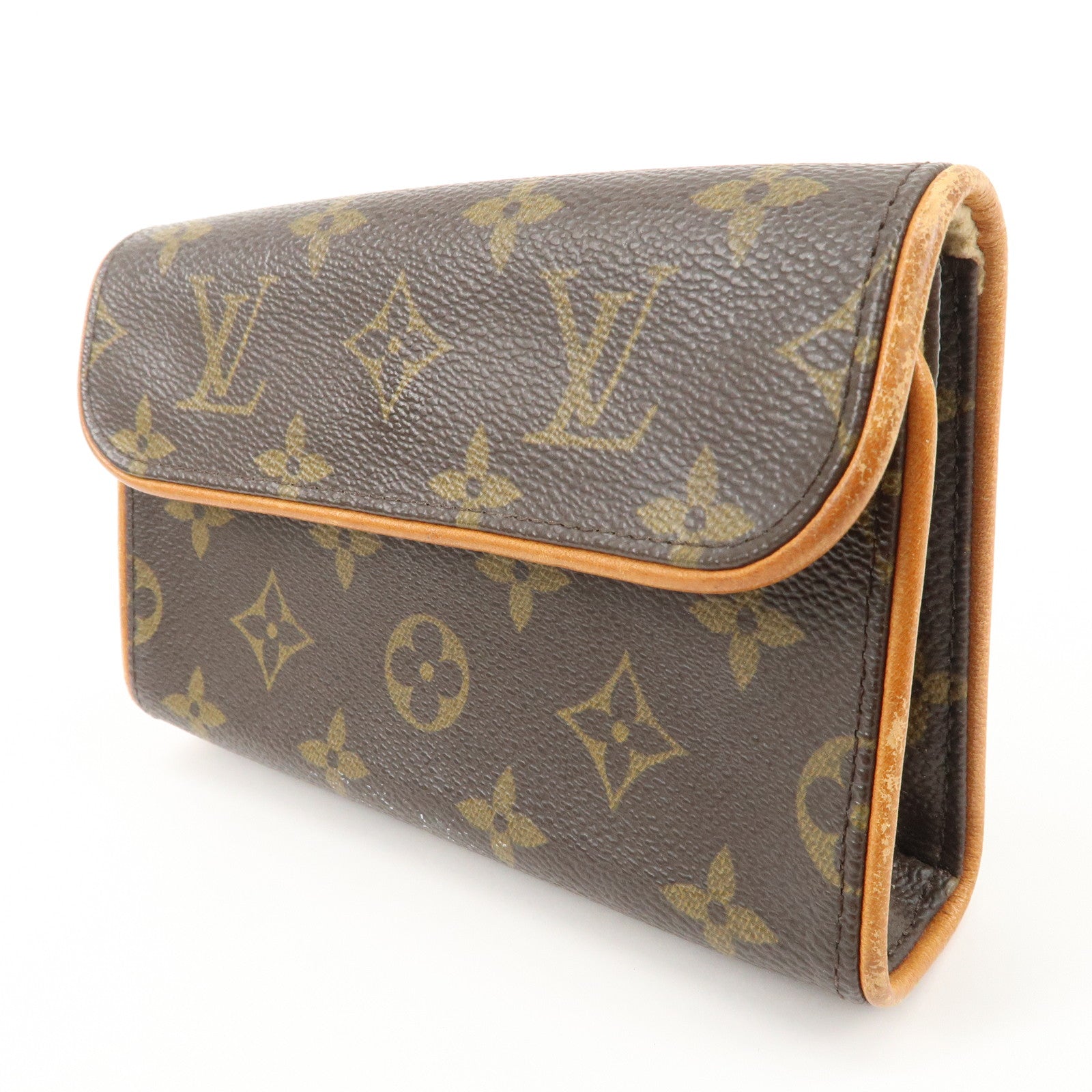 Louis Vuitton Monogram Pochette Florentine Waist Bag Belt M51855 Used